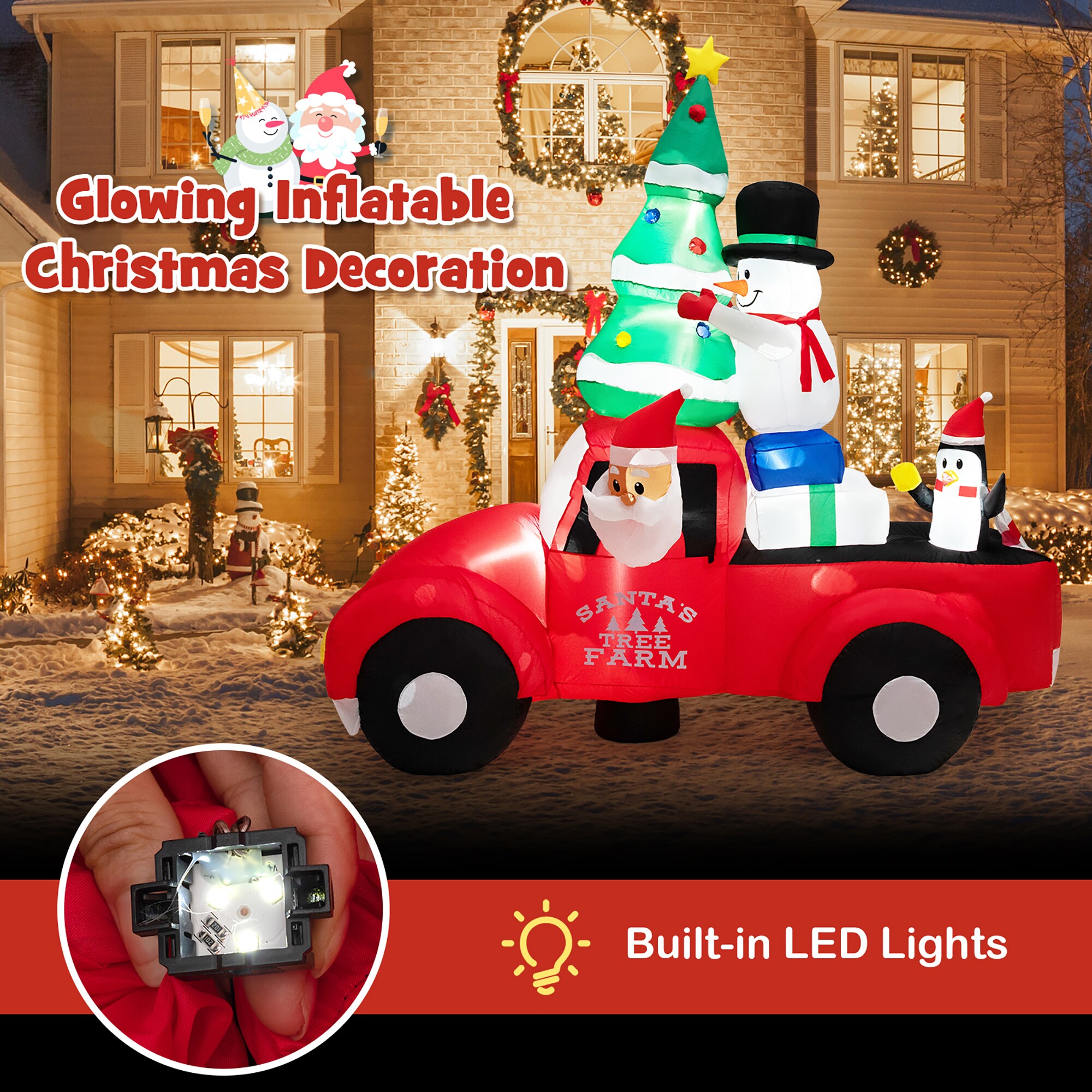Costway LWS00705 Christmas-Inflatables - View #6