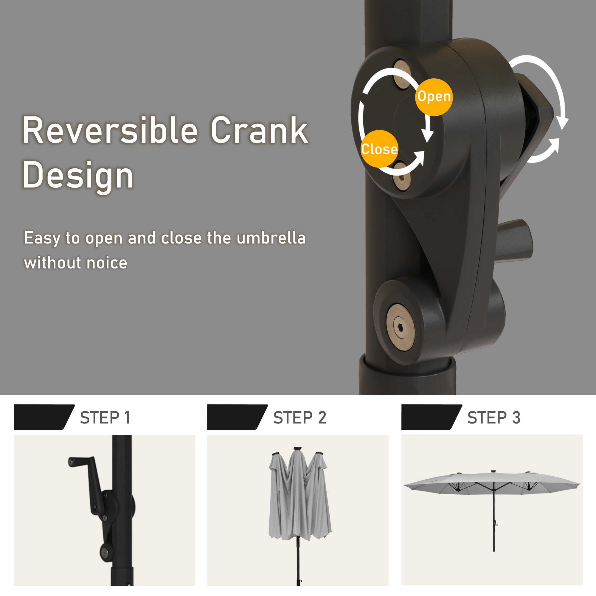 Clihome CLGKBXL-BGY Umbrellas-2 - View #11