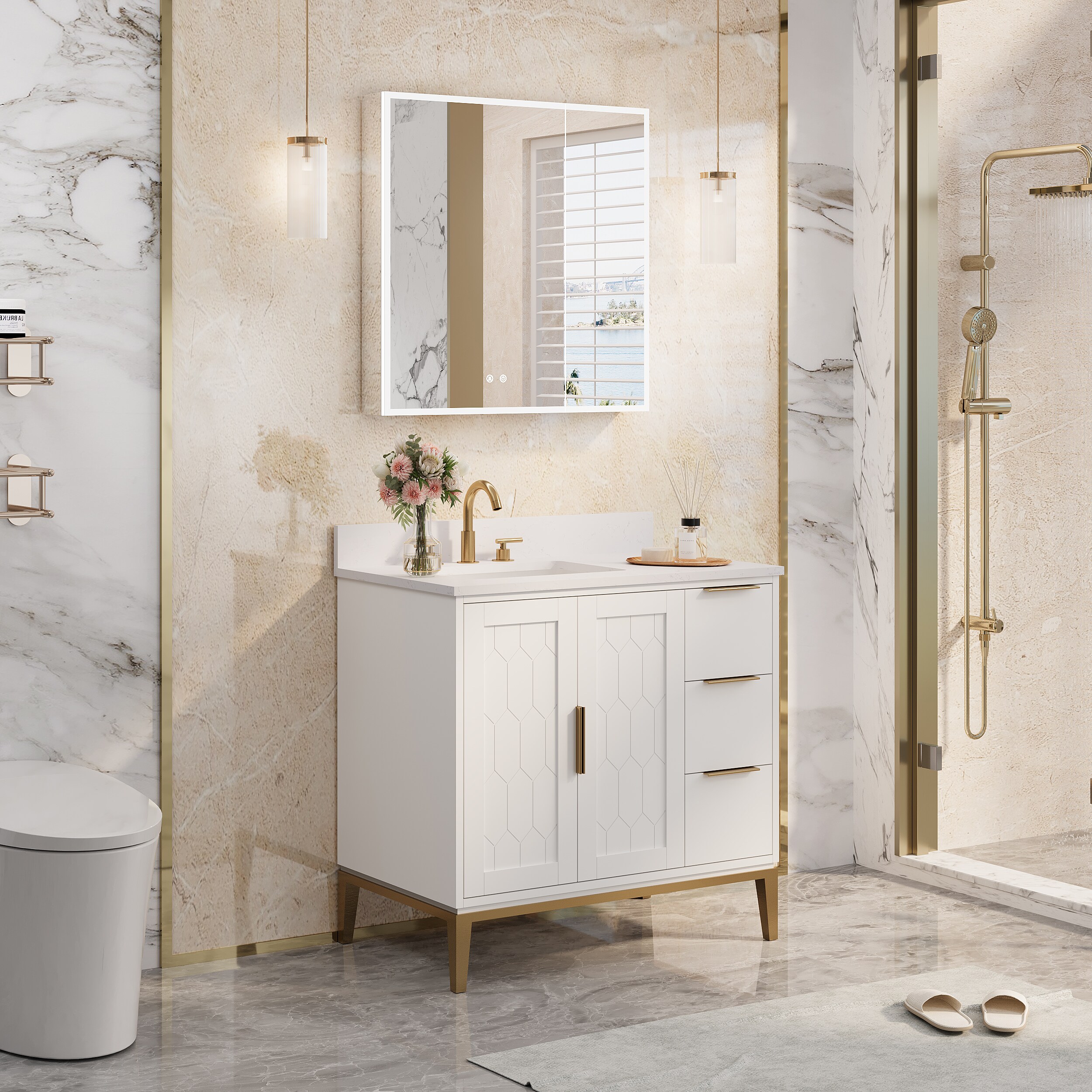 WELLFOR EX-5MC2432LX Bathroom-Medicine-Cabinets - View #14