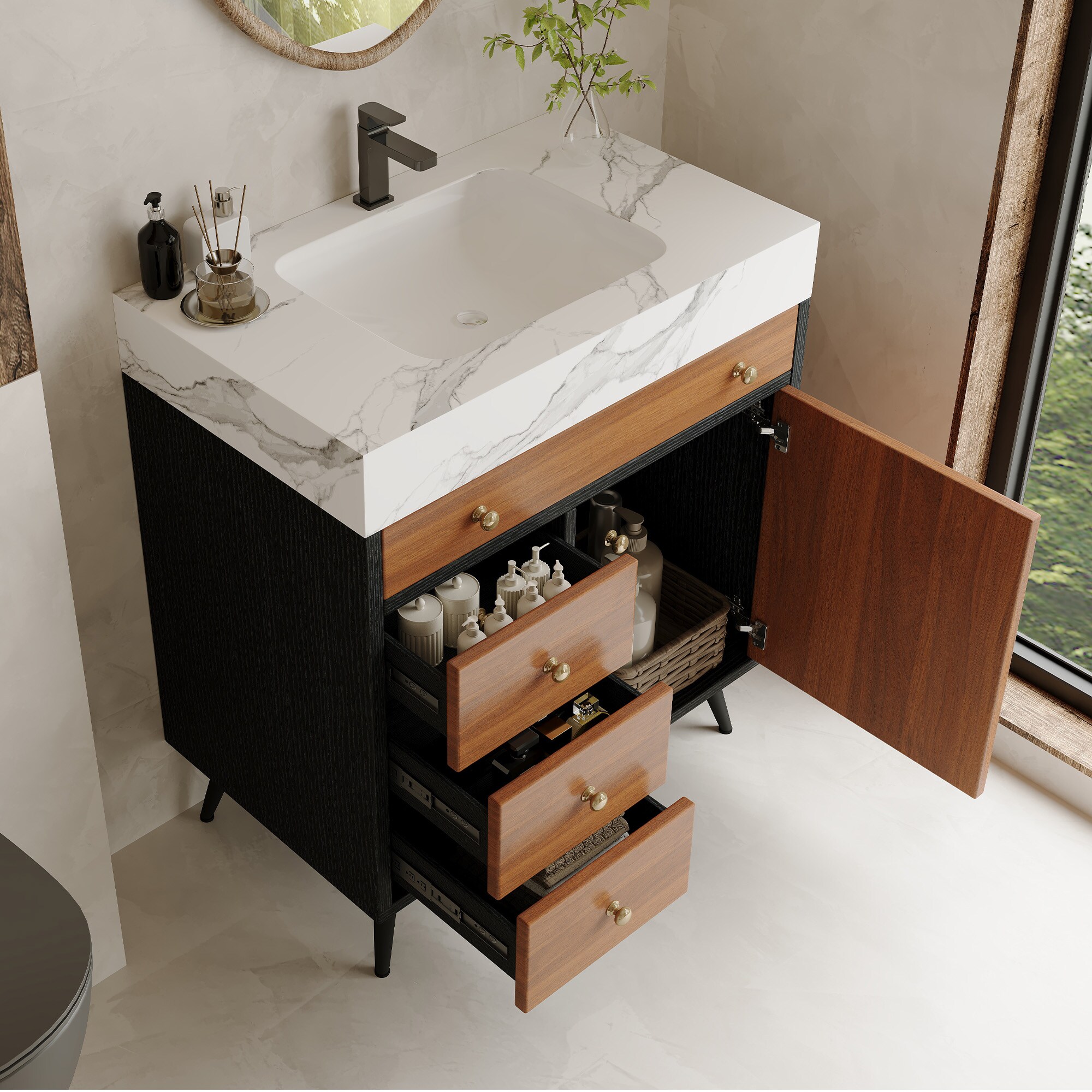 LUXEYARD DS-X-W3136S00046 Bath-Vanity-Combo - View #4