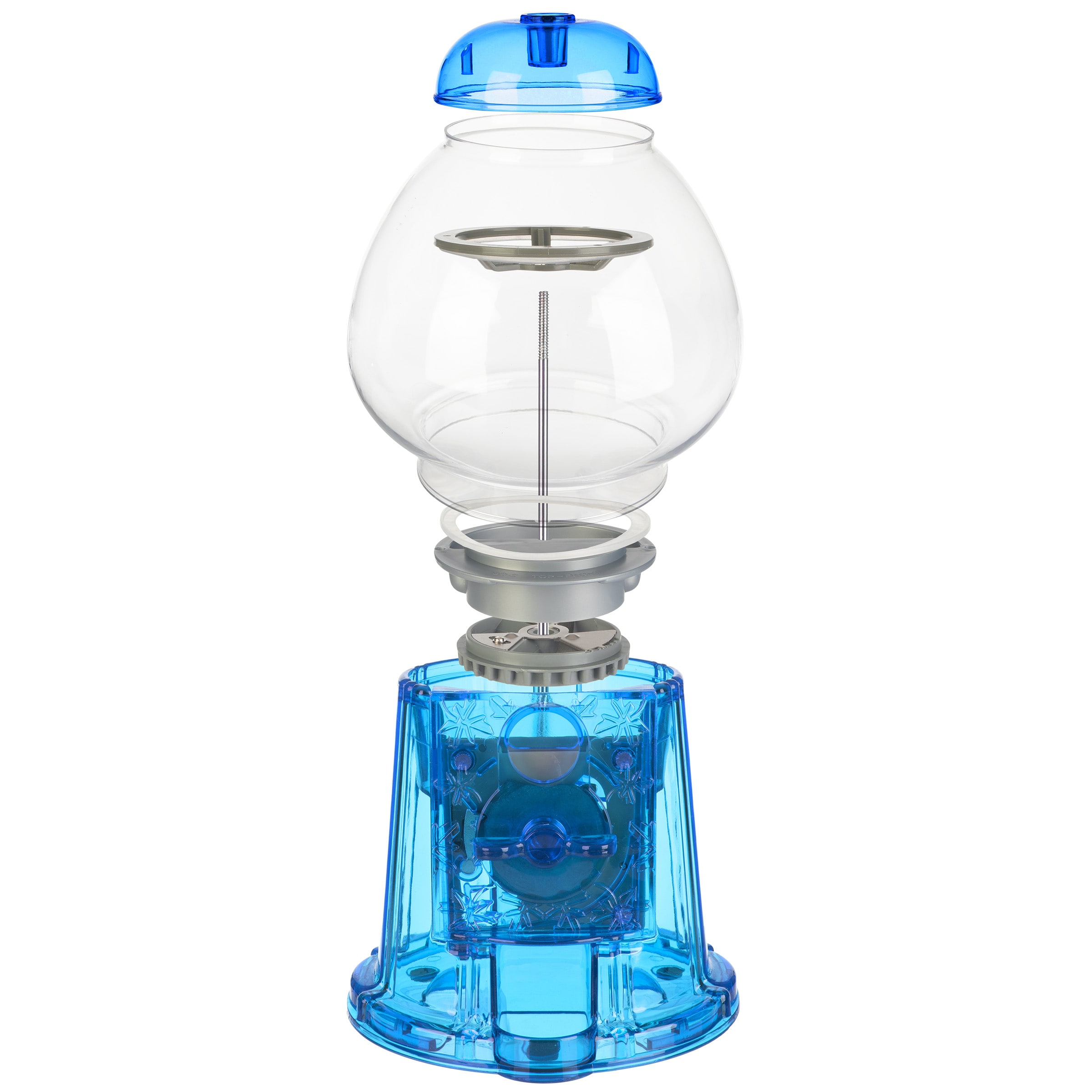 11′ Metal and Glass Gumball Machine – White – RMK Worldwide Inc.