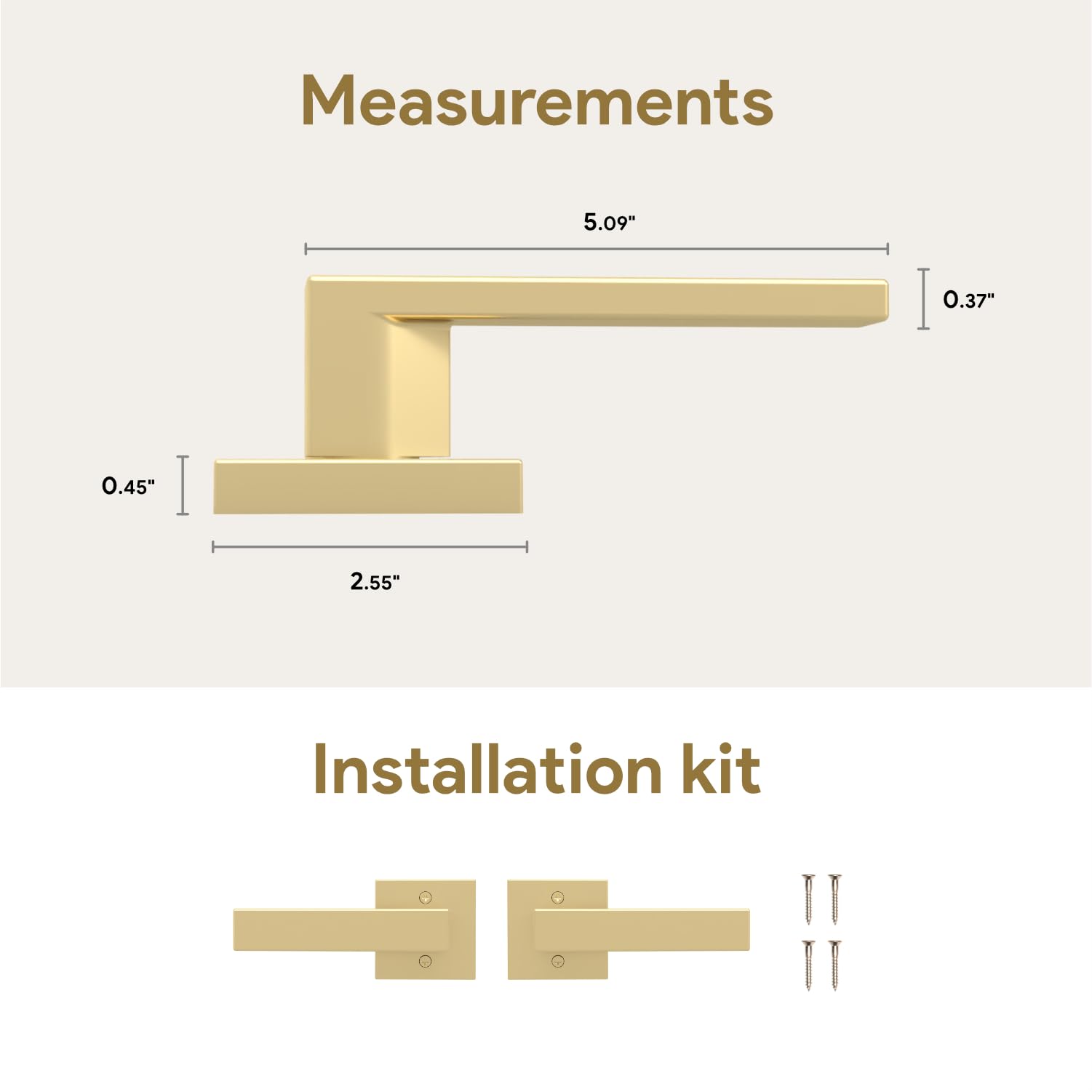 Mega Handles ROBELL-DU-SN-2 Door-Handles - Thumbnail View #4