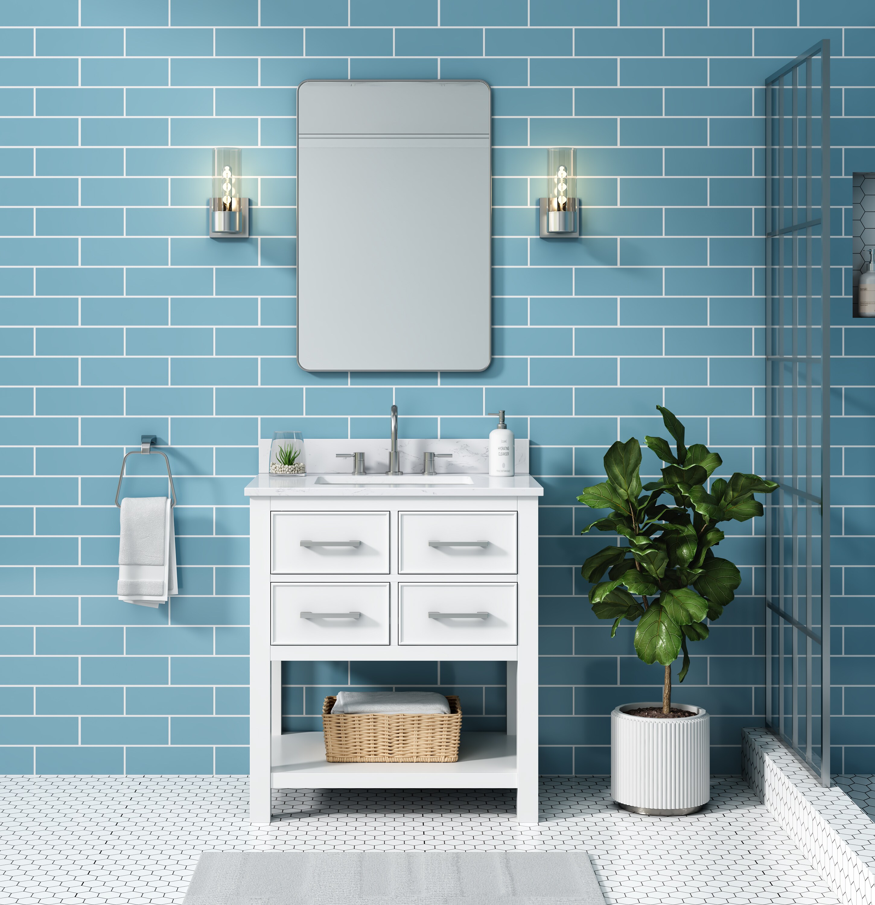 Avanity BROOKS-VS31-WT-E Bath-Vanity-Combo - View #3