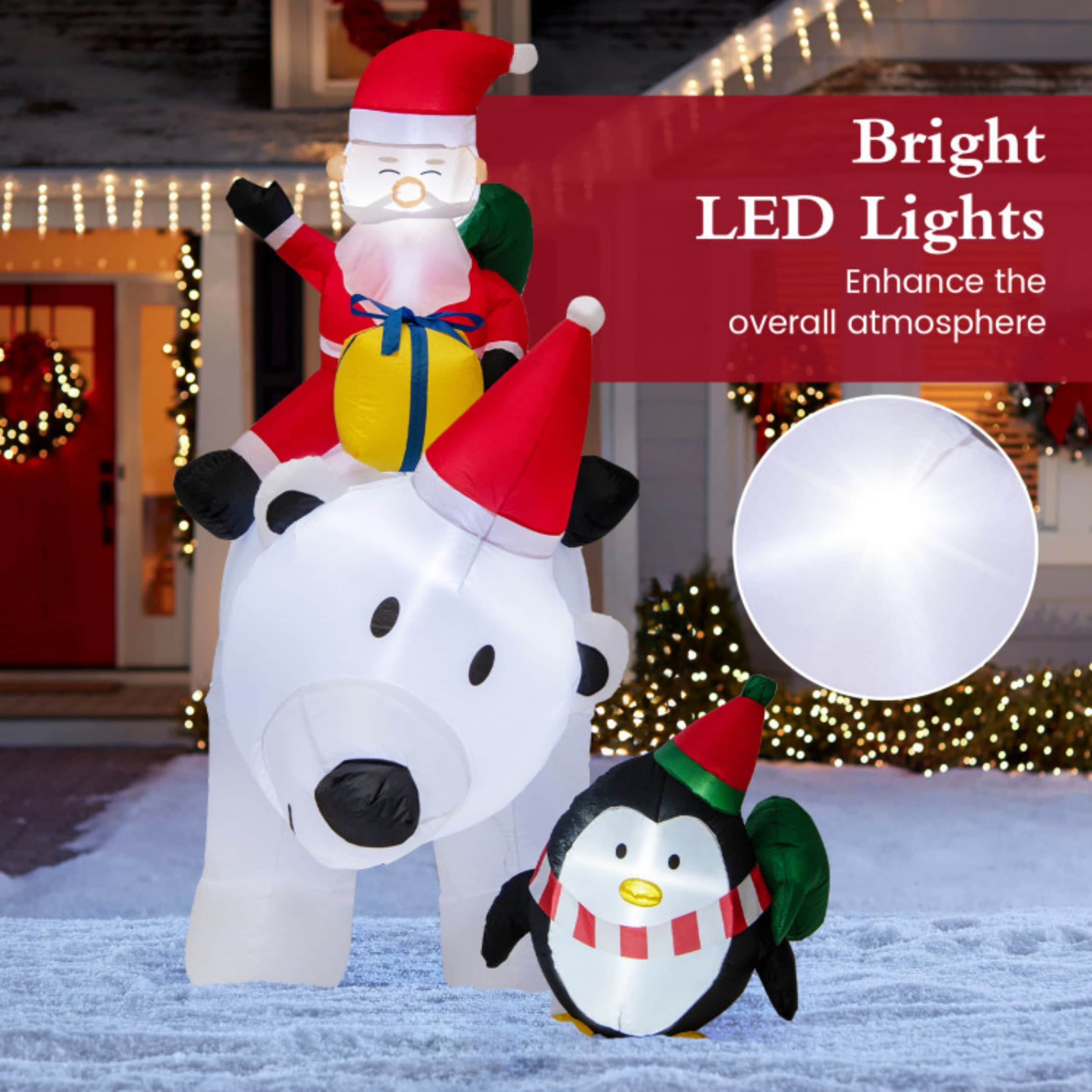 WELLFOR HYZ23981US Christmas-Inflatables - View #4