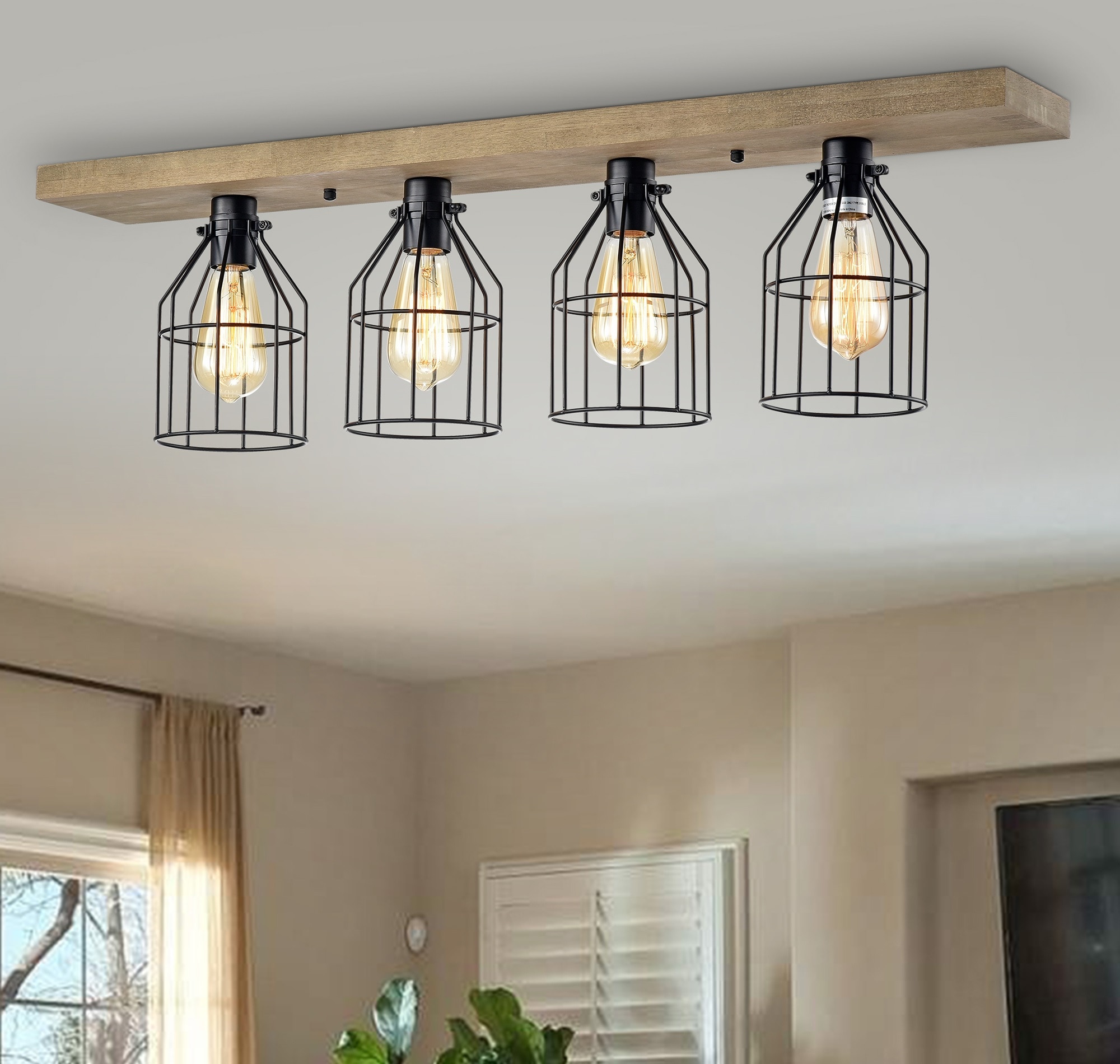 Home Accessories Inc IMC469C/4IWG 4 -Light Brown Bohemian/global For Use in Bedrooms, Dining Rooms, Foyers, Kitchens, Living Rooms Chandelier