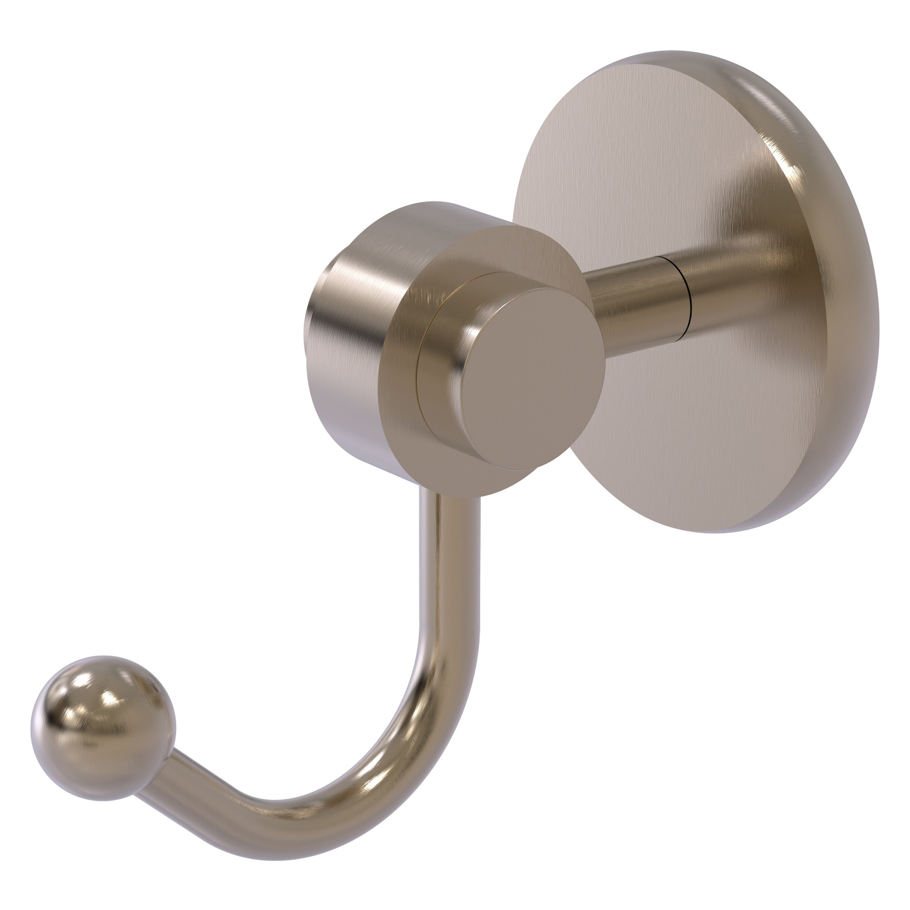 Allied Brass 7220-PEW Satellite Orbit Two Antique Pewter Single -Hook Wall mount Towel Hook