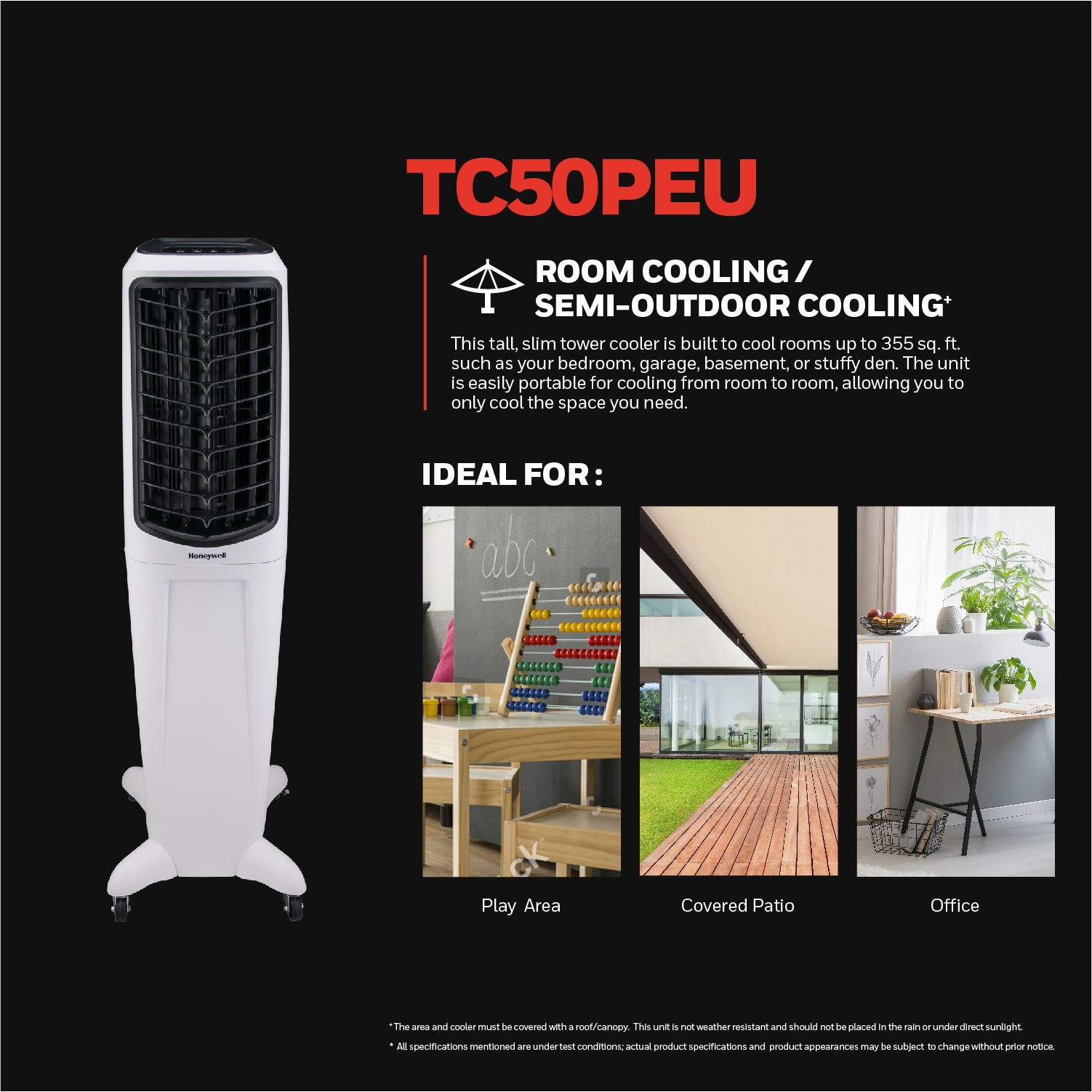 Honeywell TC50PEU Evaporative-Cooler - View #7