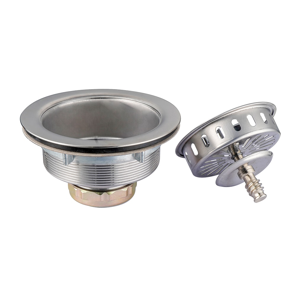 allen + roth 3.5-in Stainless Steel Rust Resistant Strainer with Lock ...