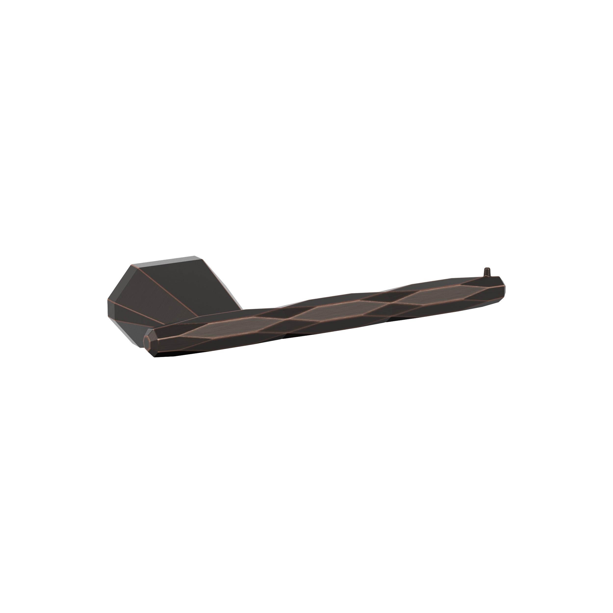 Amerock BH36041ORB St. Vincent Oil Rubbed Bronze Wall mount Single post Toilet Paper Holder 1 -Rolls with Storage