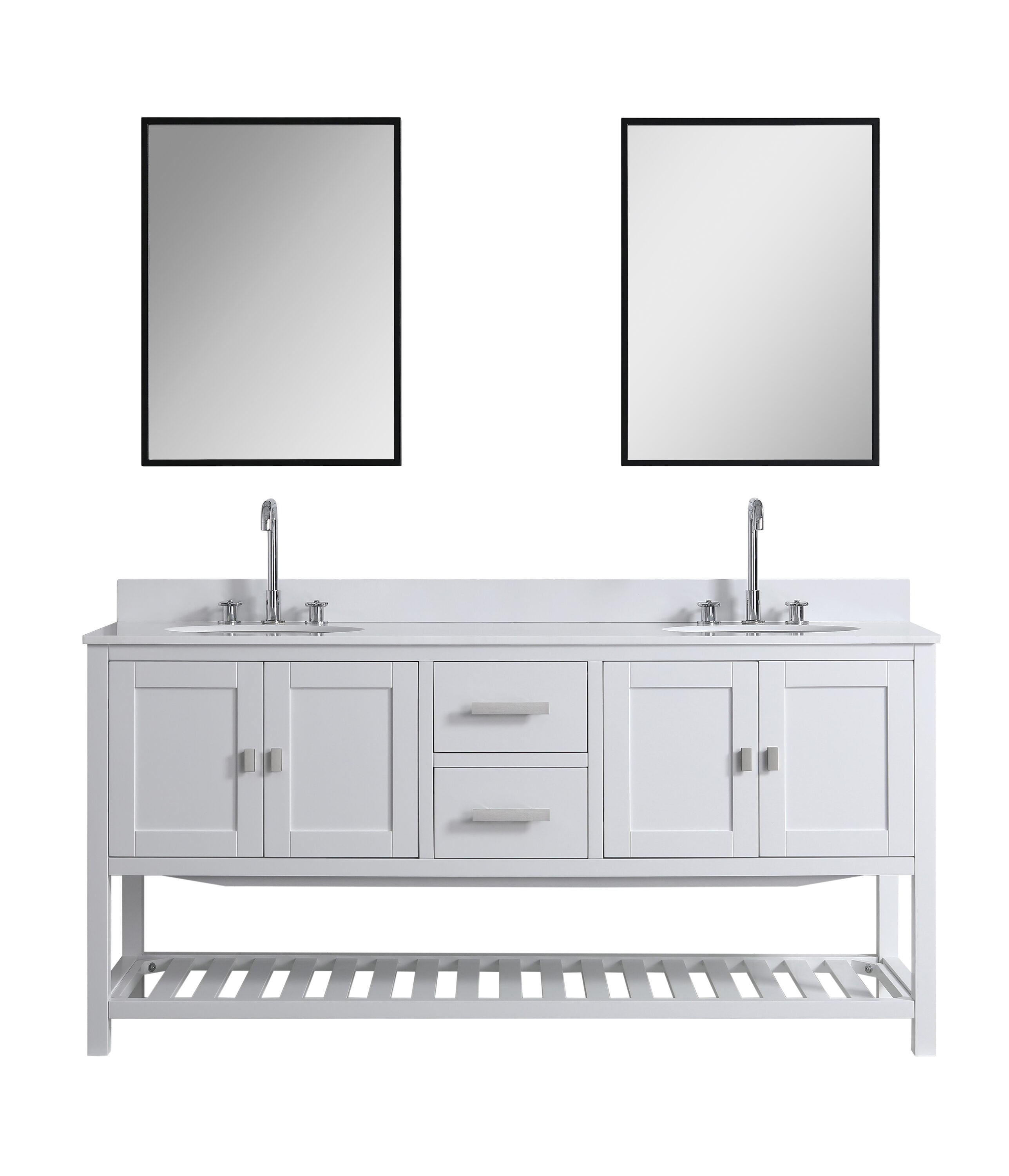 Design Element DEC055-72-W-CB vanities - View #2