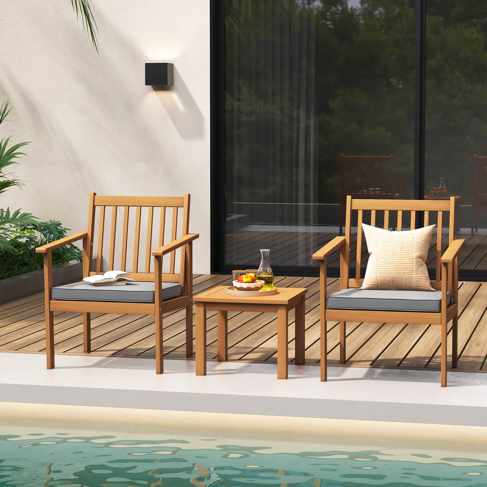 Forclover HBV-72094GR Patio-Conversation-Sets - View #7