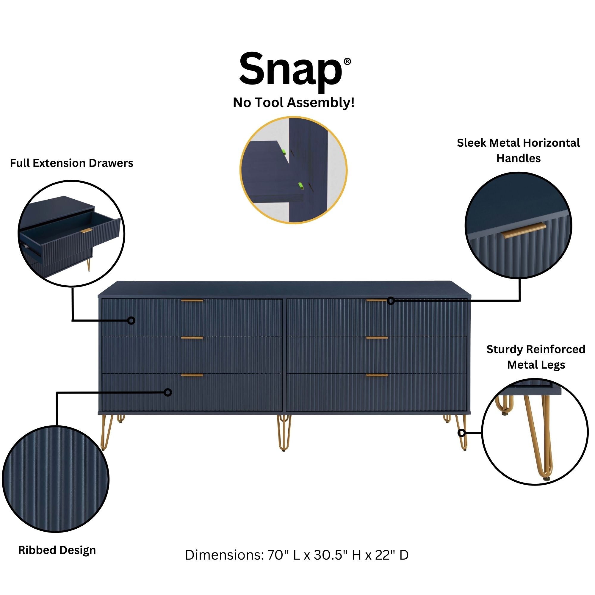 Manhattan Comfort DR003-MB dressers - View #4