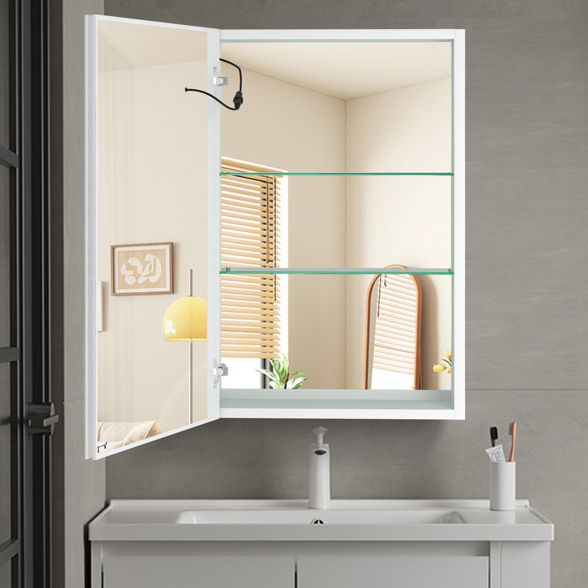 Forclover WBSGOYF21 Bathroom-Medicine-Cabinets - View #9