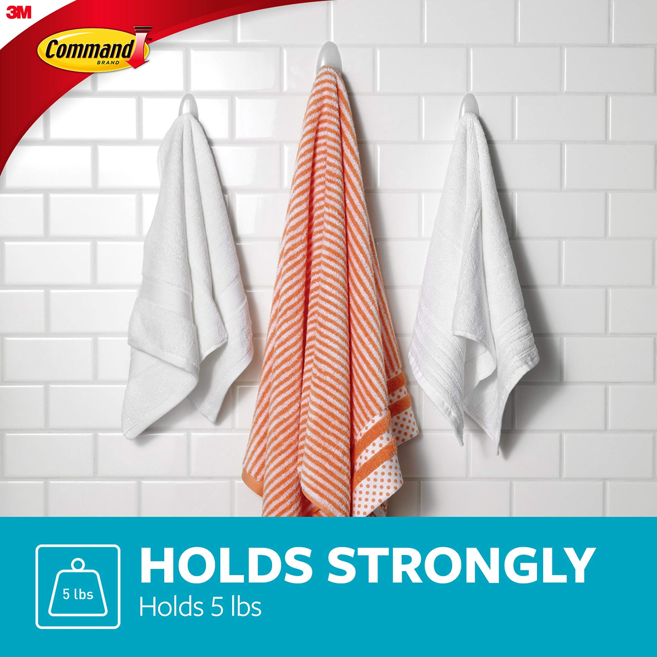 Command BATH17-3ES Robe-Hooks - View #3