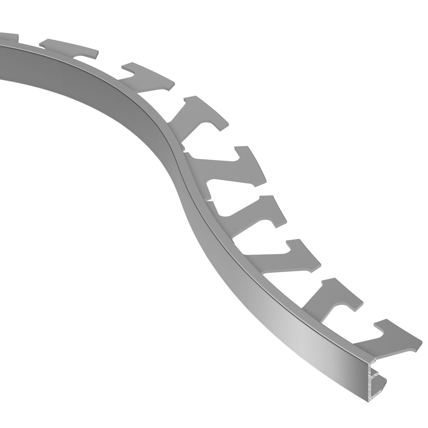 Schluter Systems R/A125 Schiene-Radius 0.5-in W x 98.5-in L Aluminum Aluminum L-angle Tile Edge Trim