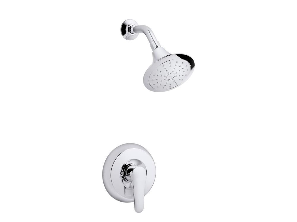 KOHLER July Polished Chrome 1-Handle Shower Faucet (Valve Not Included ...