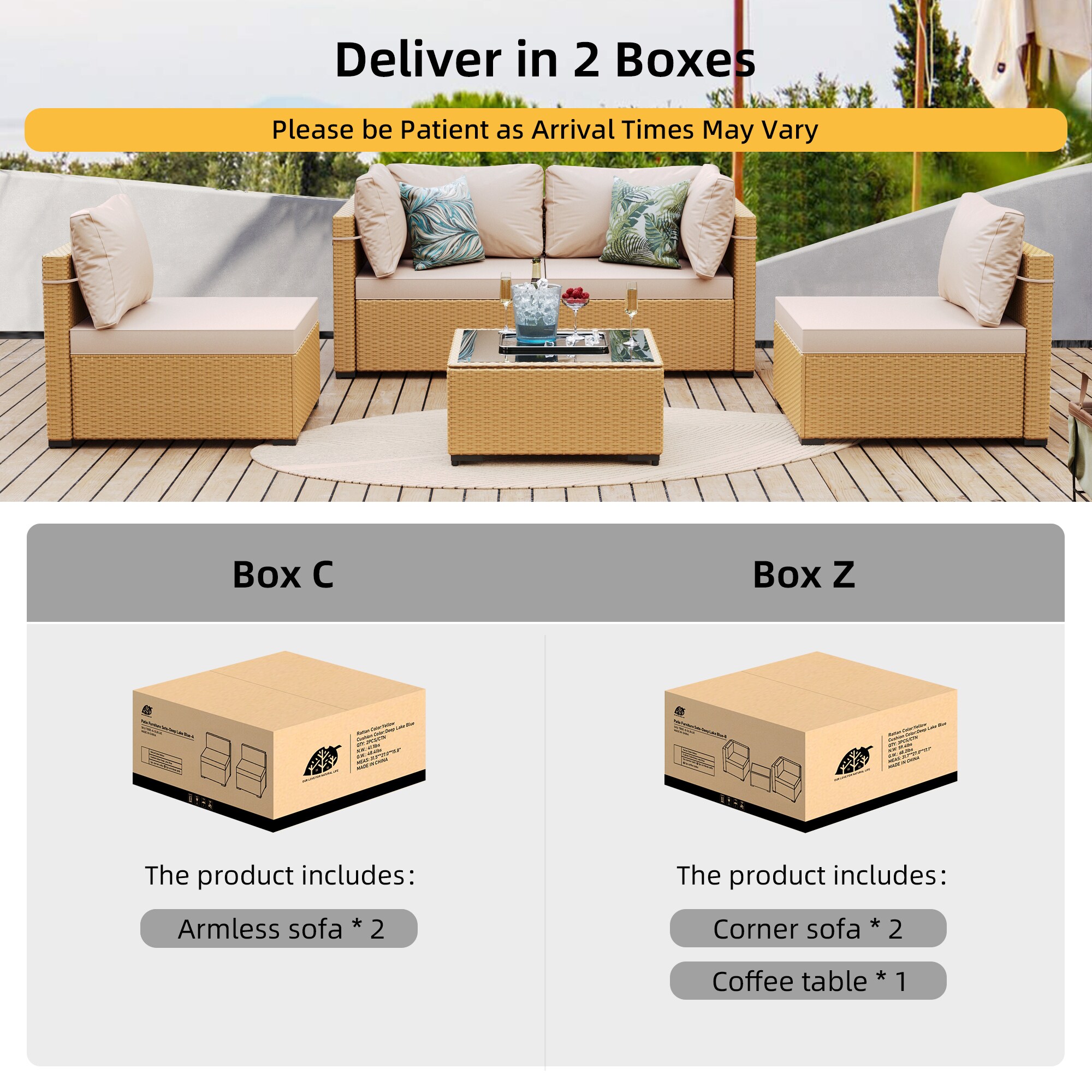 Patio Watcher LS-RT5-Y1 Patio-Conversation-Sets - View #7