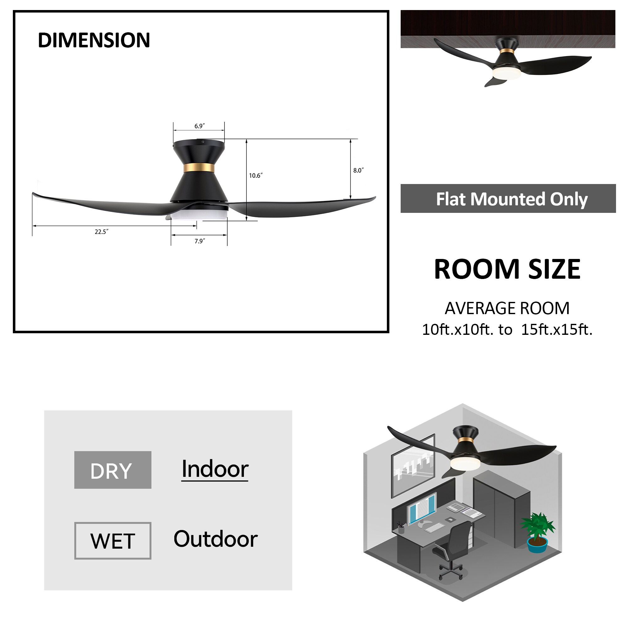CARRO USA LS453V-L12-B2-1-FM Ceiling-Fans - View #9