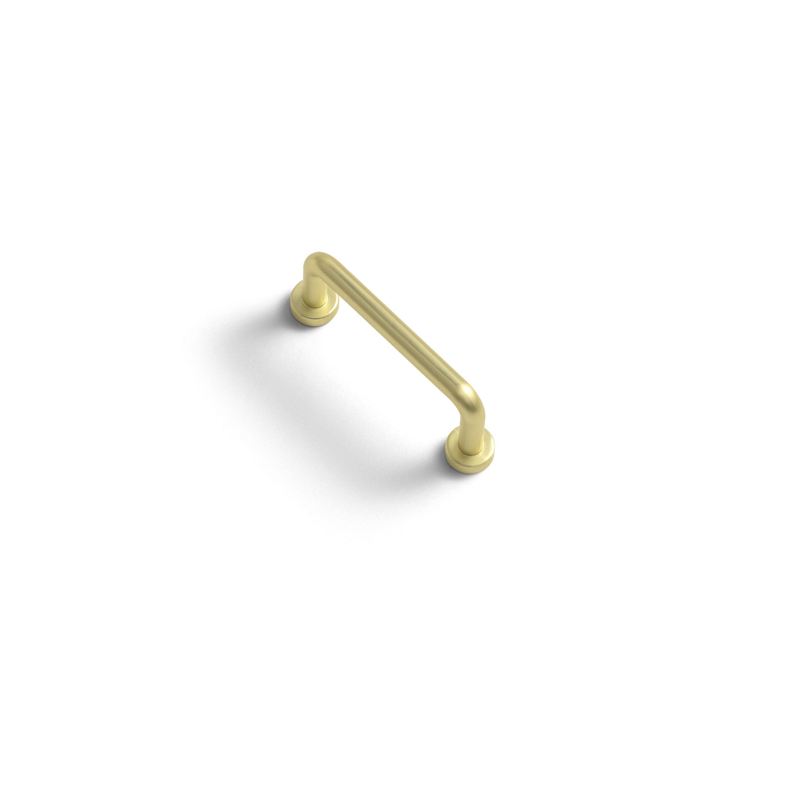 Miaokesen 1827TLS-64 2-1/2-in , 64mm Center to Center Light Brushed Brass Cylindrical Handle 6 -Pack
