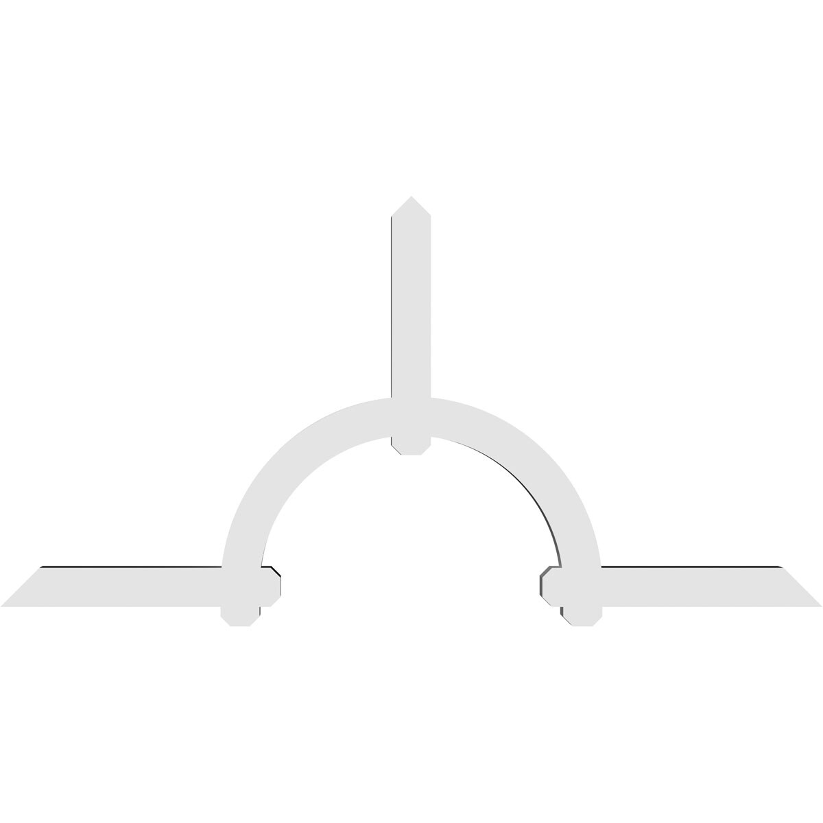 Ekena Millwork GBP084X42X0404ERI00 Exterior-Brackets-Braces - View #4