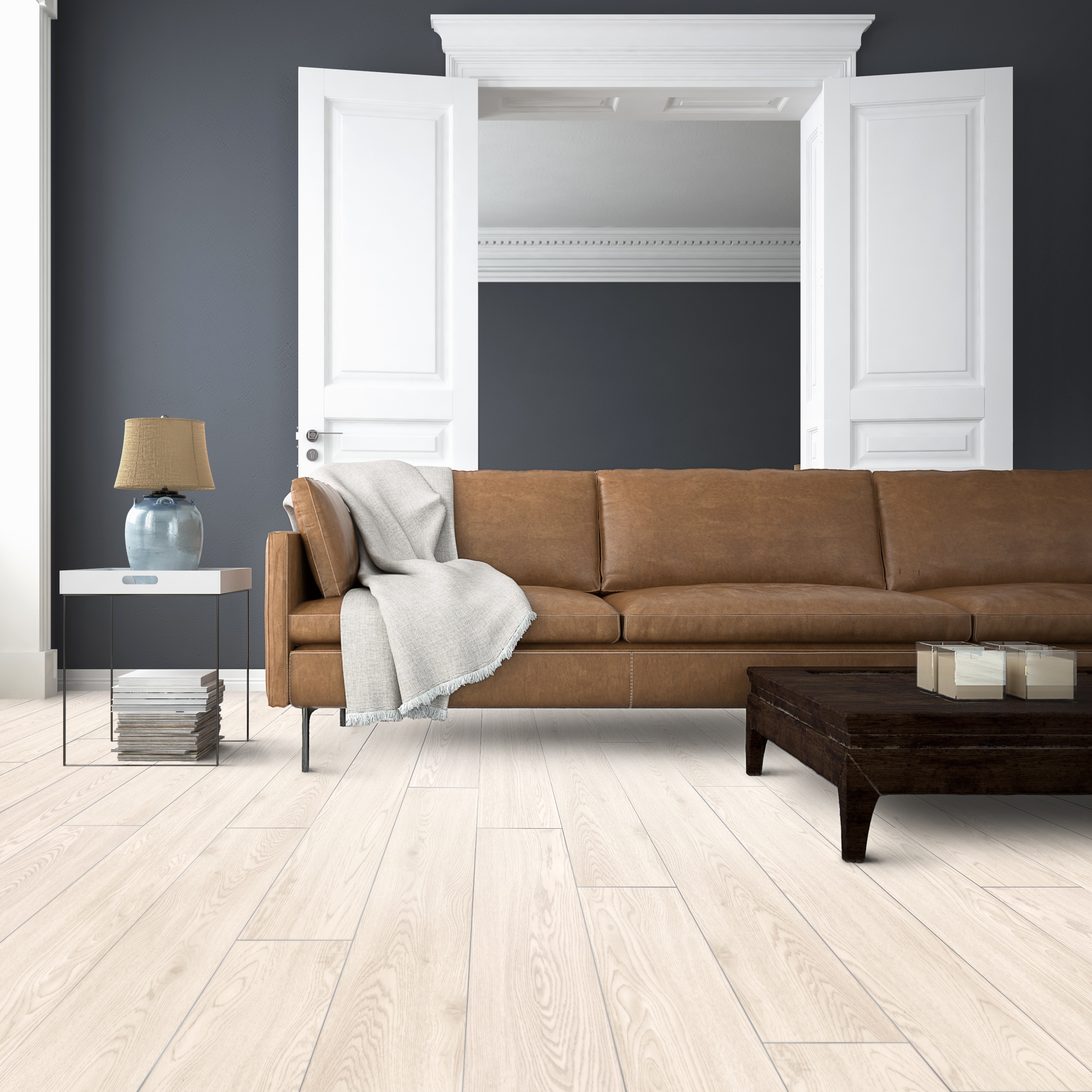 Achim Sterling Oak 1.2-mm x 6-in W x 36-in L Water Resistant Peel and Stick Vinyl Plank Flooring ft/case) in the Vinyl Plank department Lowes.com