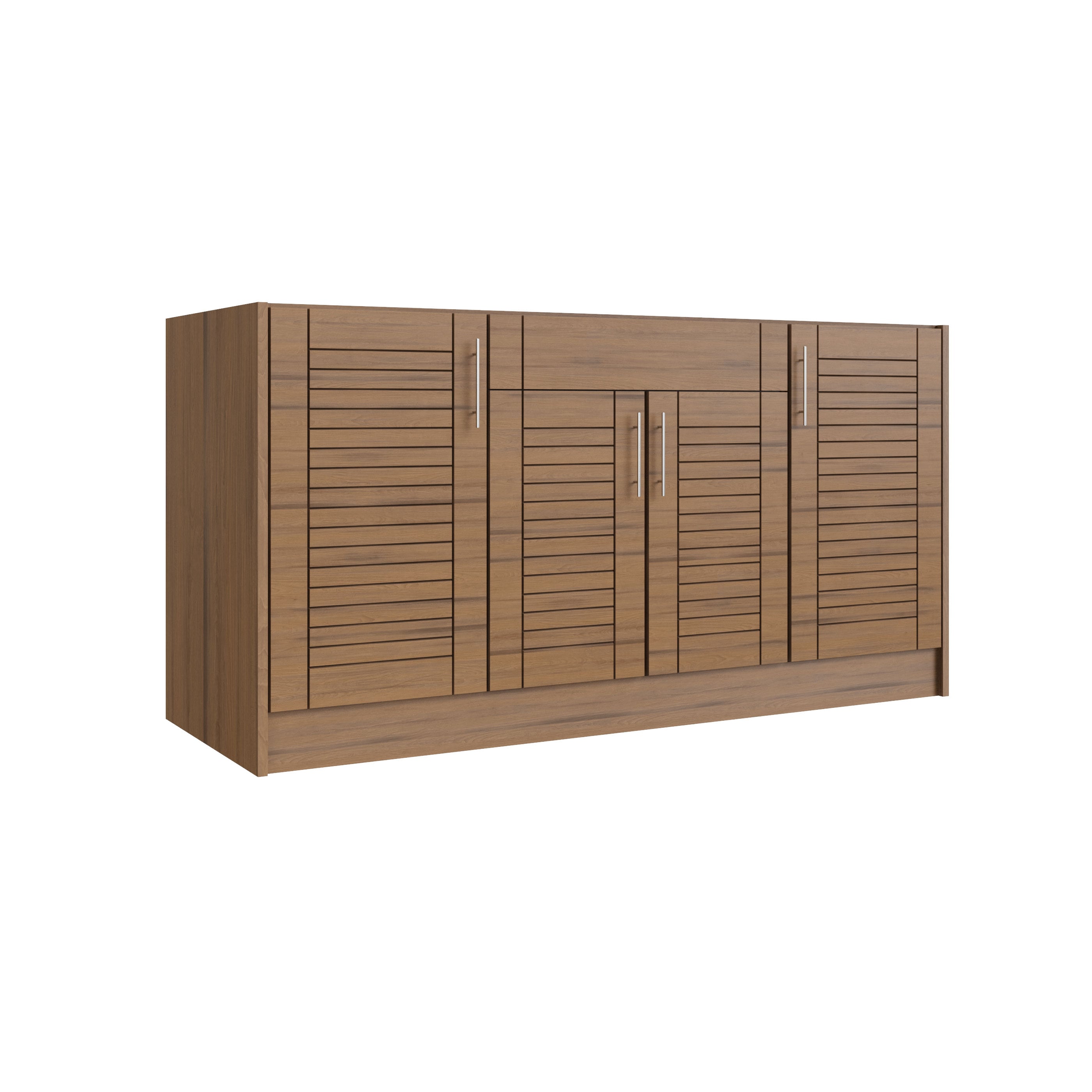 WeatherStrong WSE66SB-TTK Tampa 3 -Piece 67.25-in W x 25.5-in D x 34.5-in H Modular Outdoor Kitchen Set