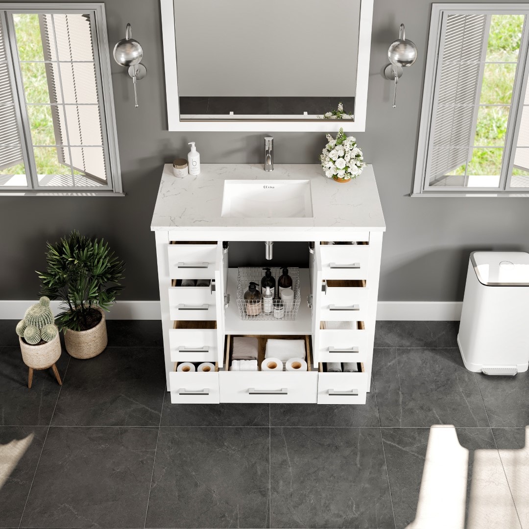 Eviva EVVN411-36X18WH Bath-Vanity-Combo - View #4