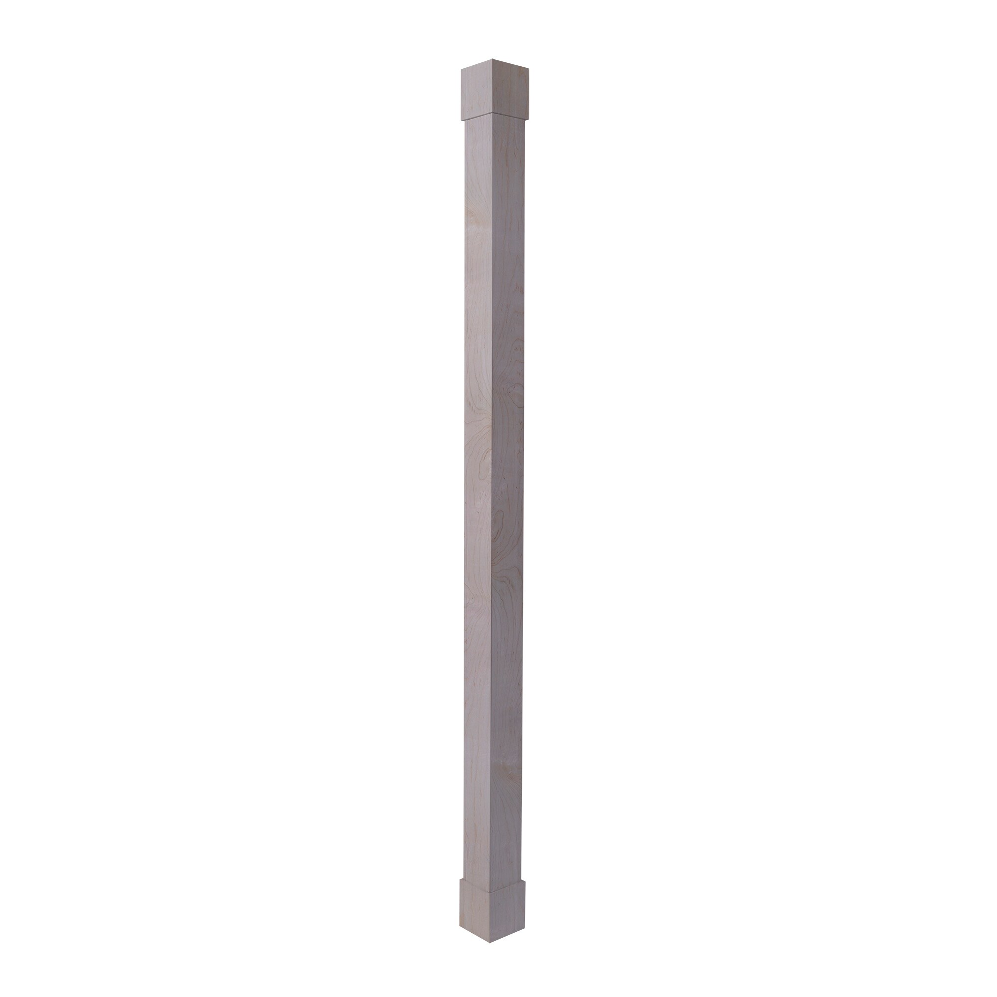 Ornamental Mouldings POLEWRAP01-NATSMAP 5.6875-in L x 8.66-ft Unfinished Maple Column Wrap