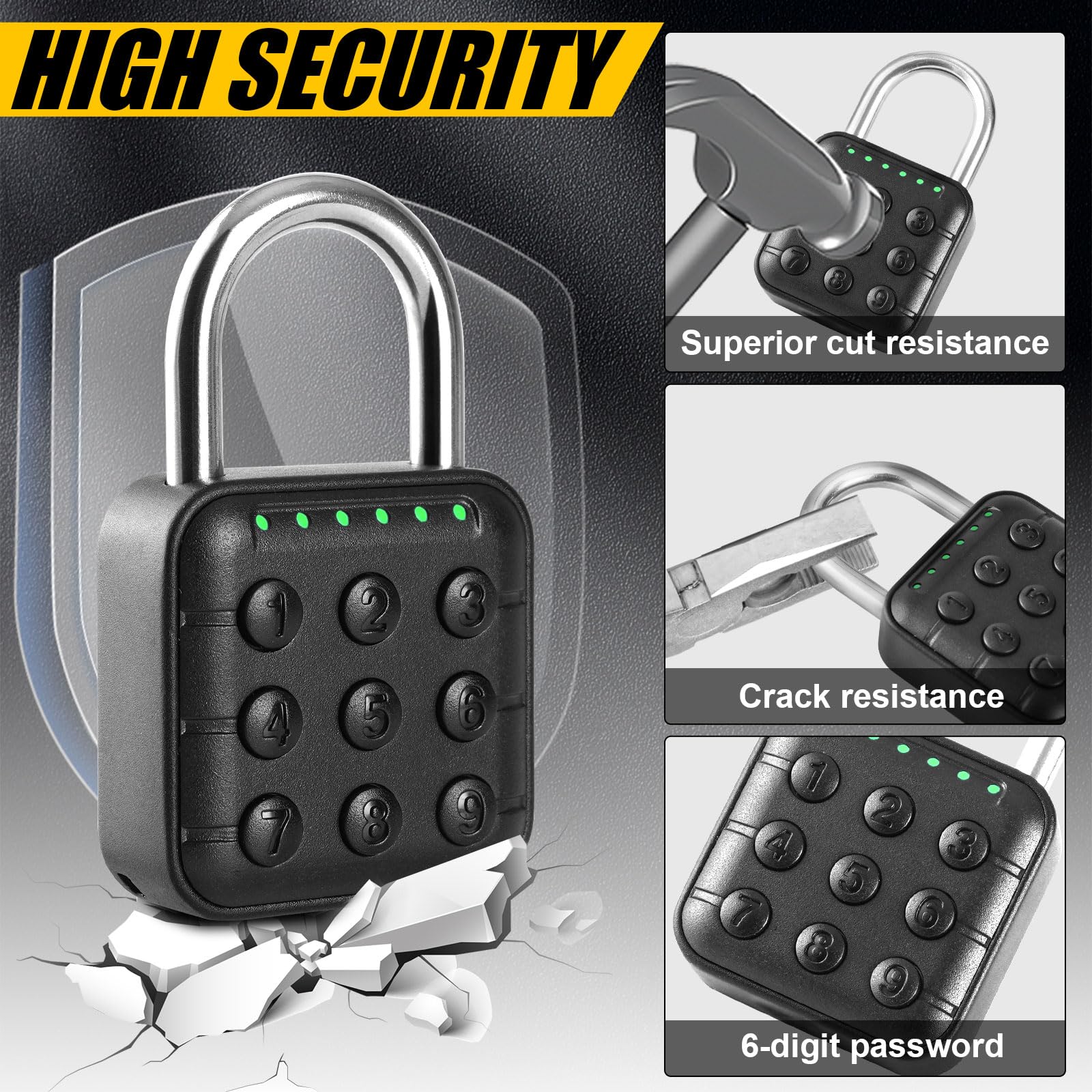 LAIFUCAM LLA0803A229 Padlocks-Locks-Cables - View #5