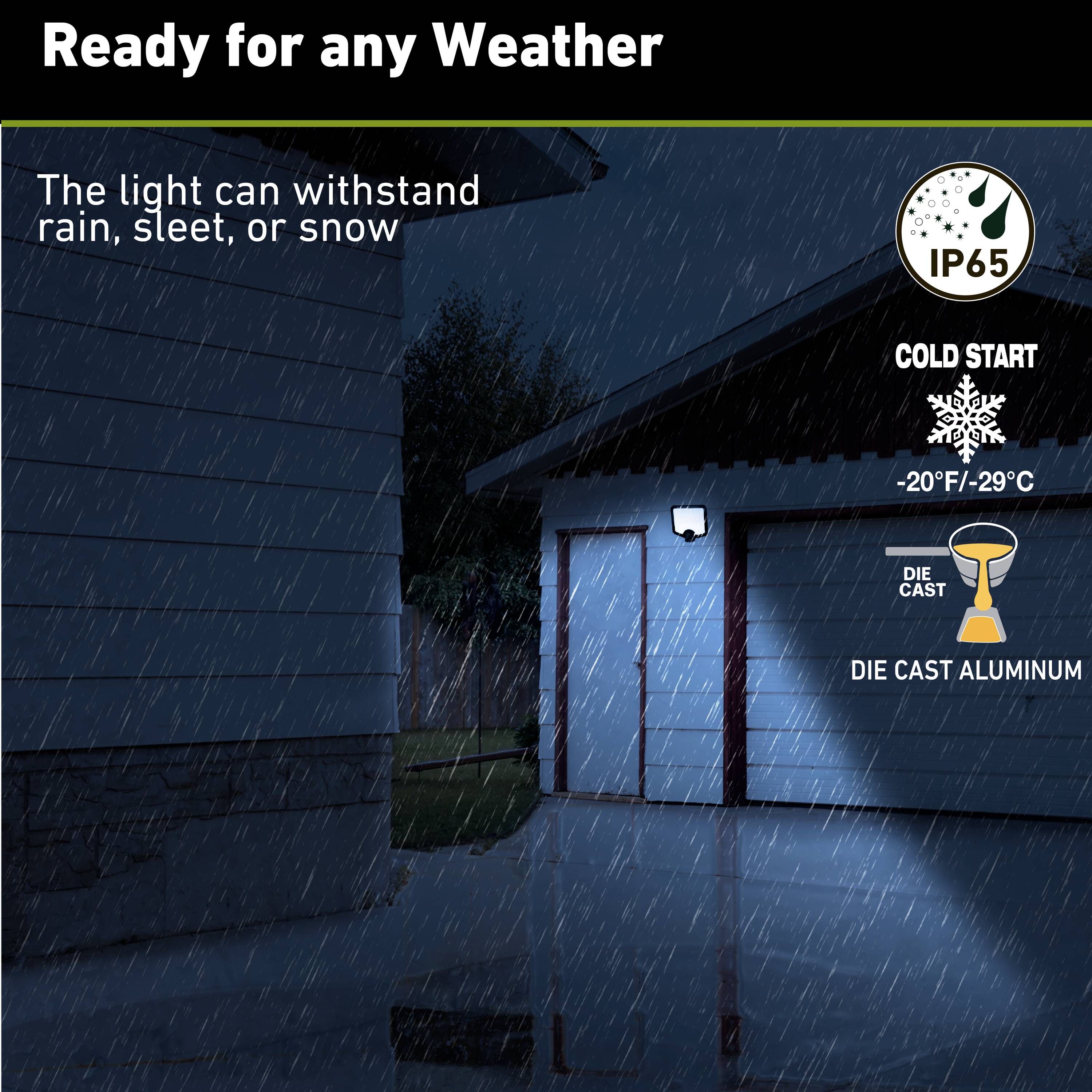 Bronze LED Motion Activated Security Flood Light with Adjustable Heads
