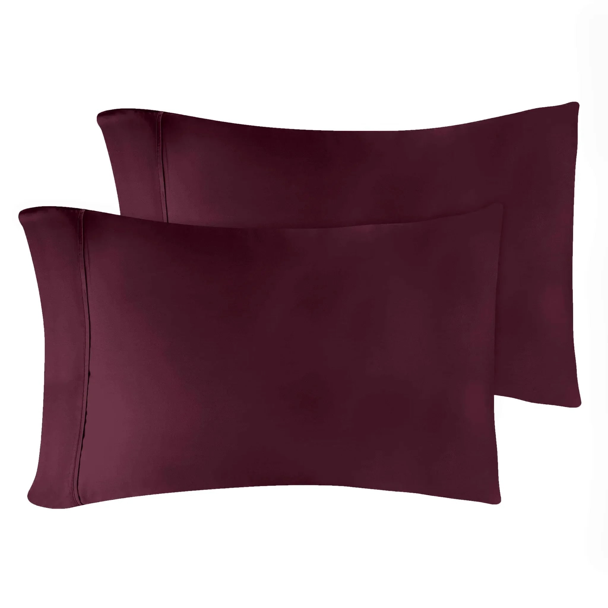 Slickblue - 2 Pack Egyptian Cotton 400 Thread Count Sateen Pillow Case for Bedroom Guest Room Bed...
