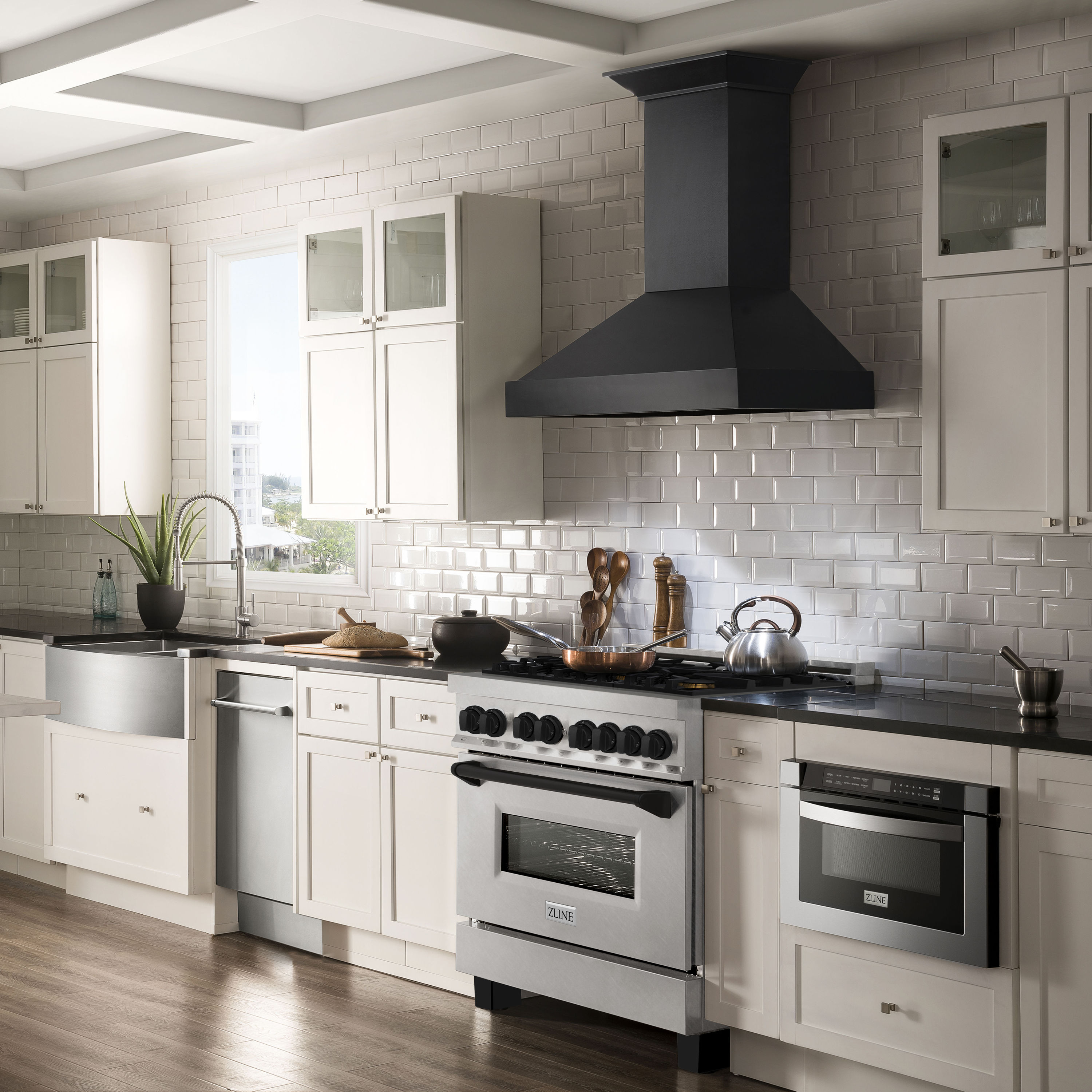 ZLINE KITCHEN & BATH RASZ-SN-36-MB Dual-Fuel-Ranges - View #12