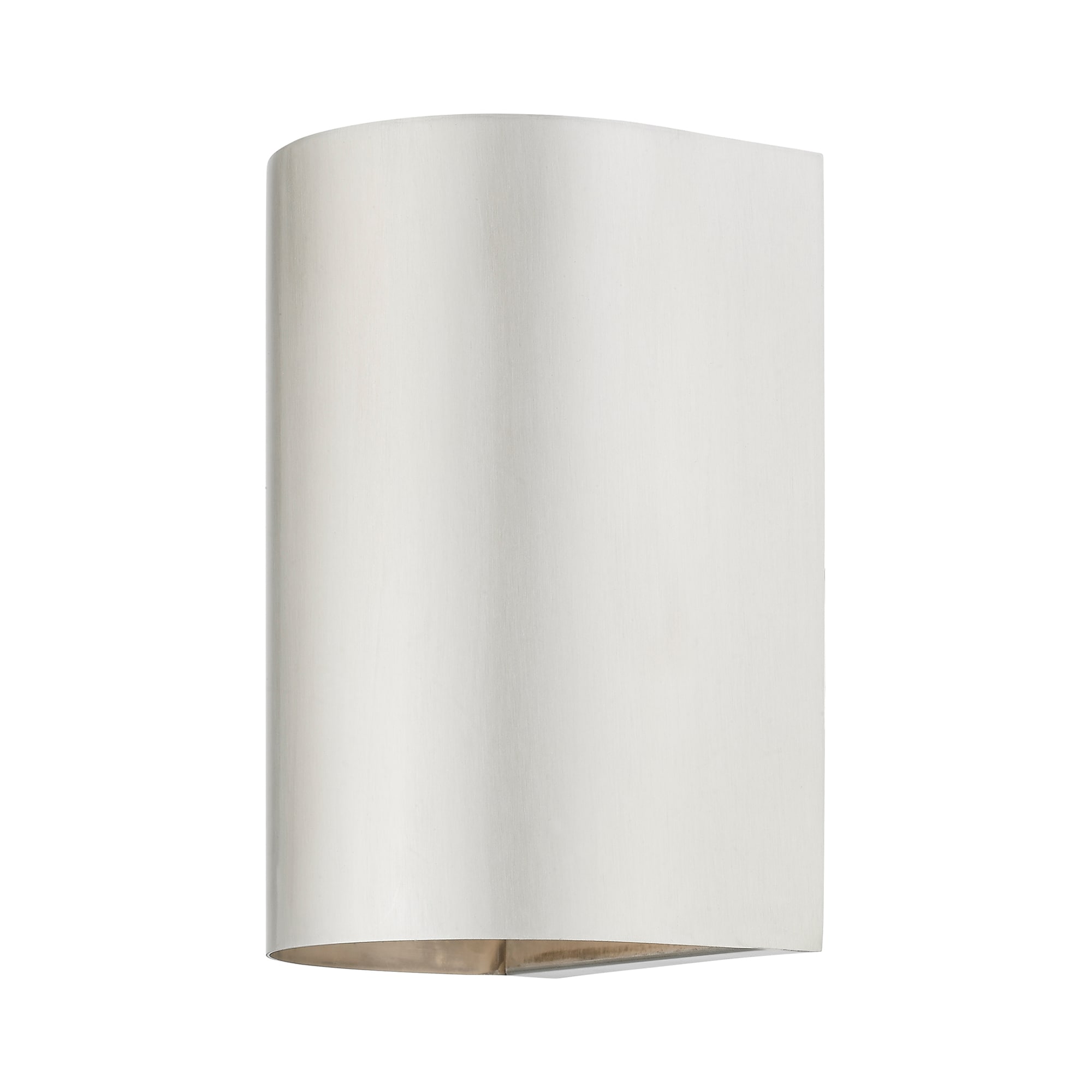 Brushed Nickel Dimmable Direct Wired Electric Sconce