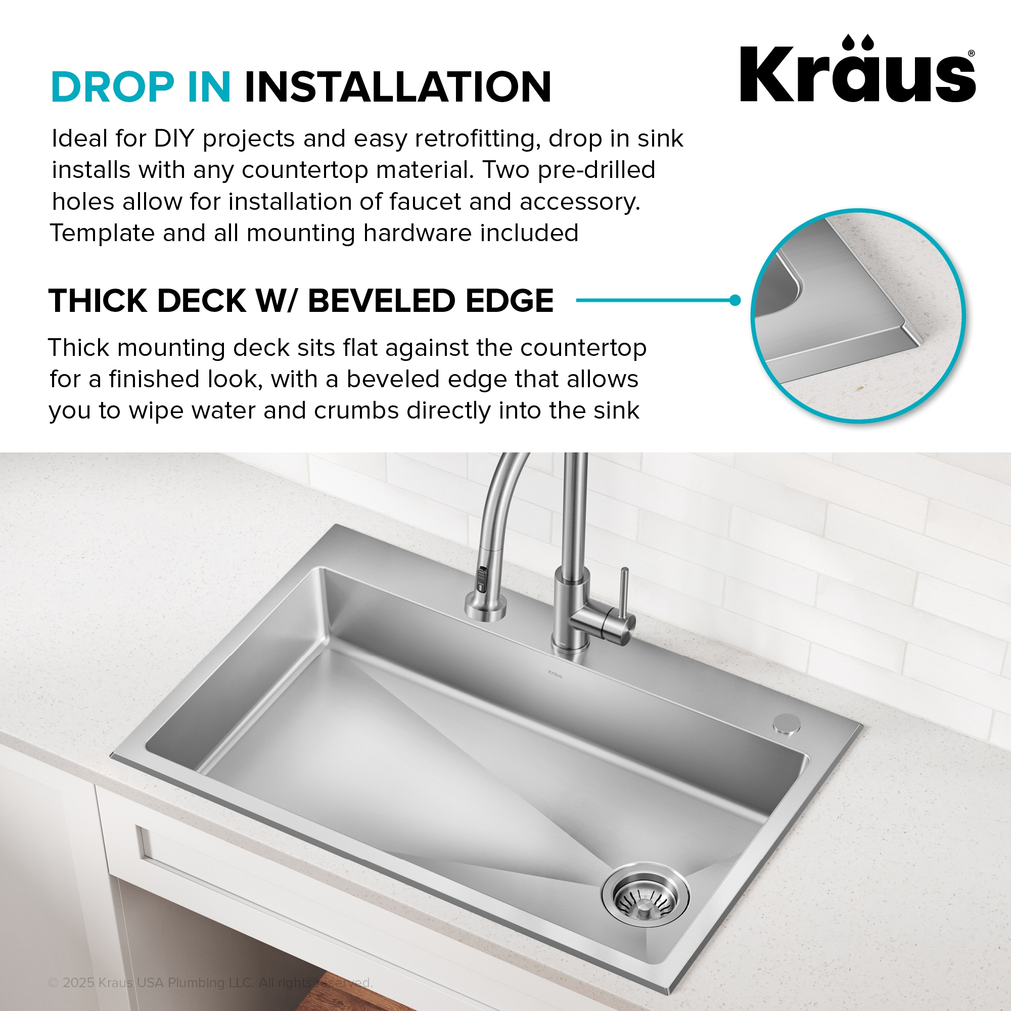 Kraus KHT640-33-5.5 Kitchen-Sinks - View #6