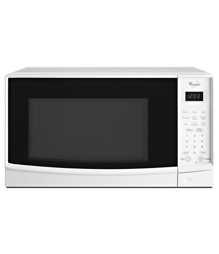 Whirlpool 0.5-cu ft 750-Watt Countertop Microwave (Silver) in the  Countertop Microwaves department at