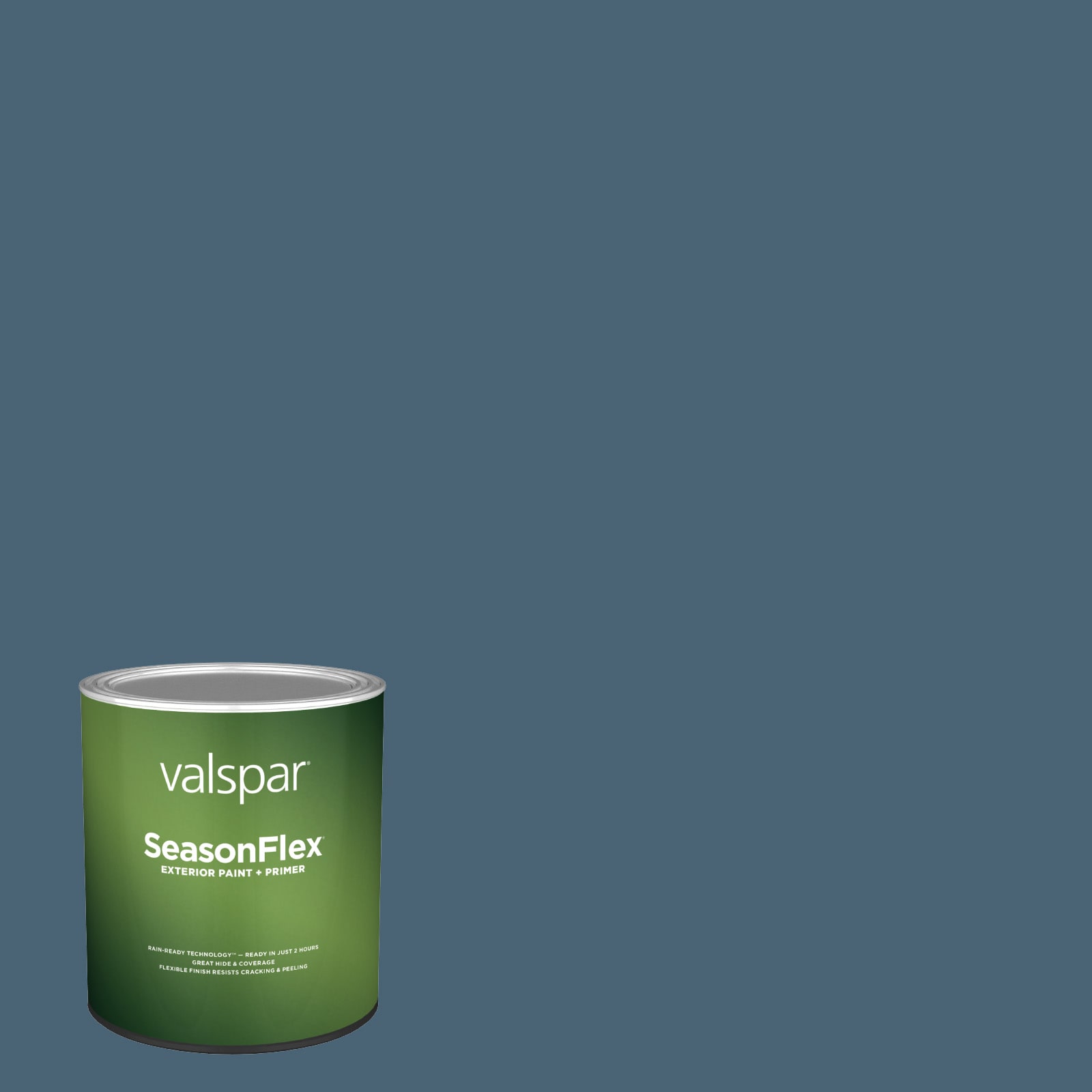 Valspar SeasonFlex Flat Deep Twilight Blue 4007-6c Latex Exterior