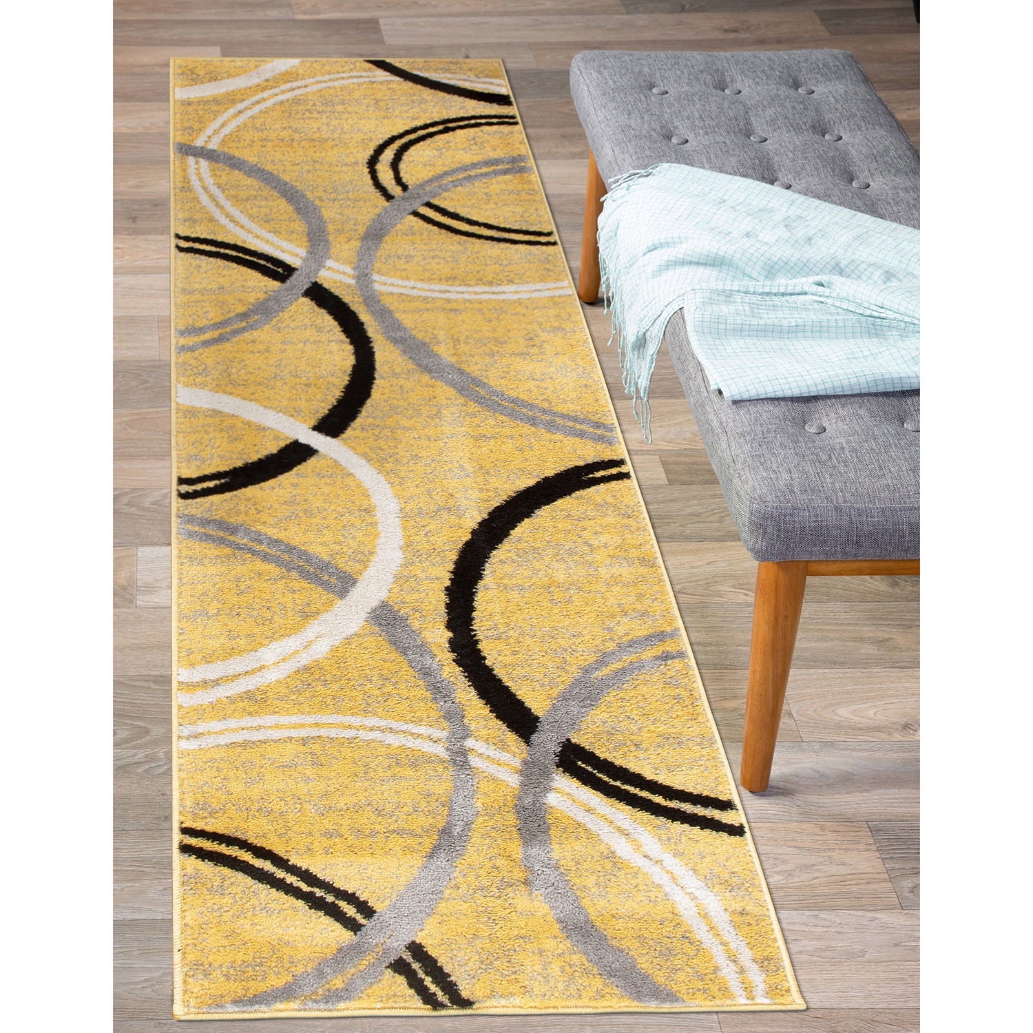 World Rug Gallery 377YELLOW2X10 rugs - View #6