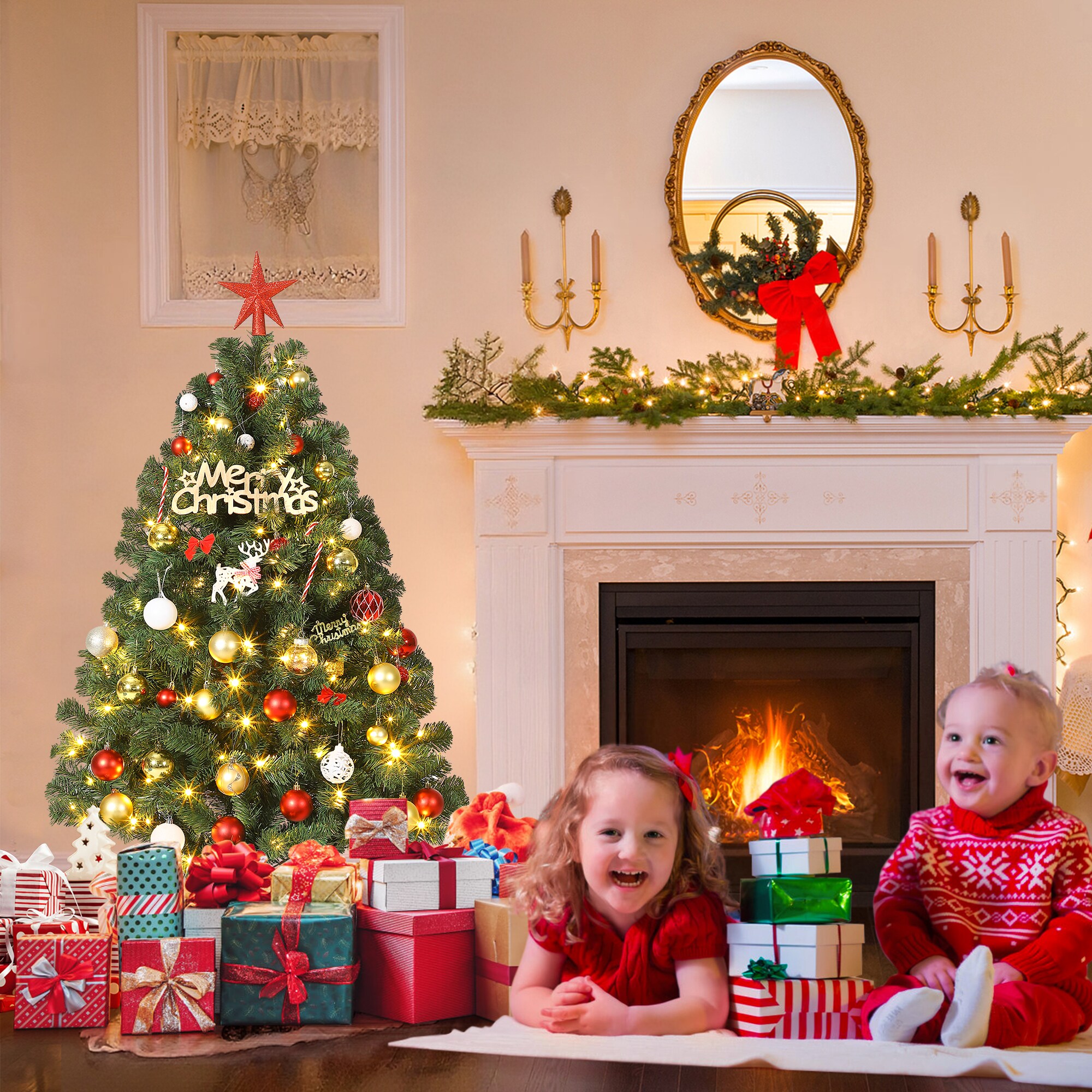 DEXSO CTQ7TNBDDJO0TDJ Artificial-Christmas-Trees - View #2