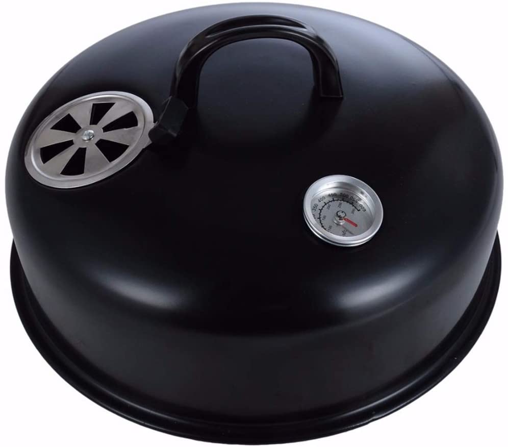 FUFU&GAGA Charcocal Grill 17-in W Black Barrel Charcoal Grill in the ...