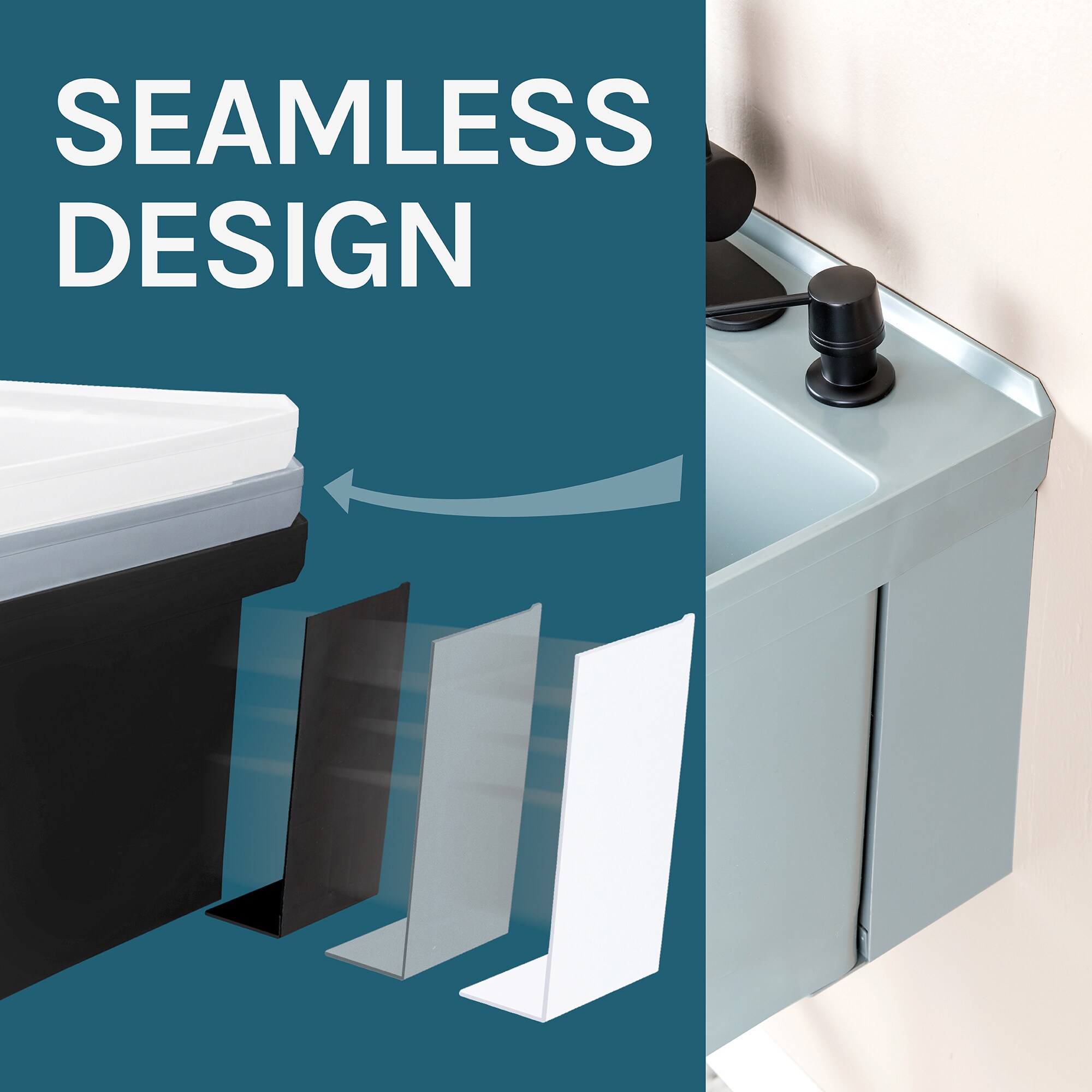 Cambridge Resources 040 US3507GRY Laundry-Tubs-Utility-Sinks - View #2