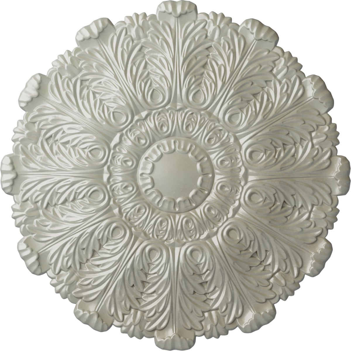 Ekena Millwork CM31DUFCS Durham 31-in W x 31-in L Painted Flash Copper Polyurethane Whole Ceiling Medallion