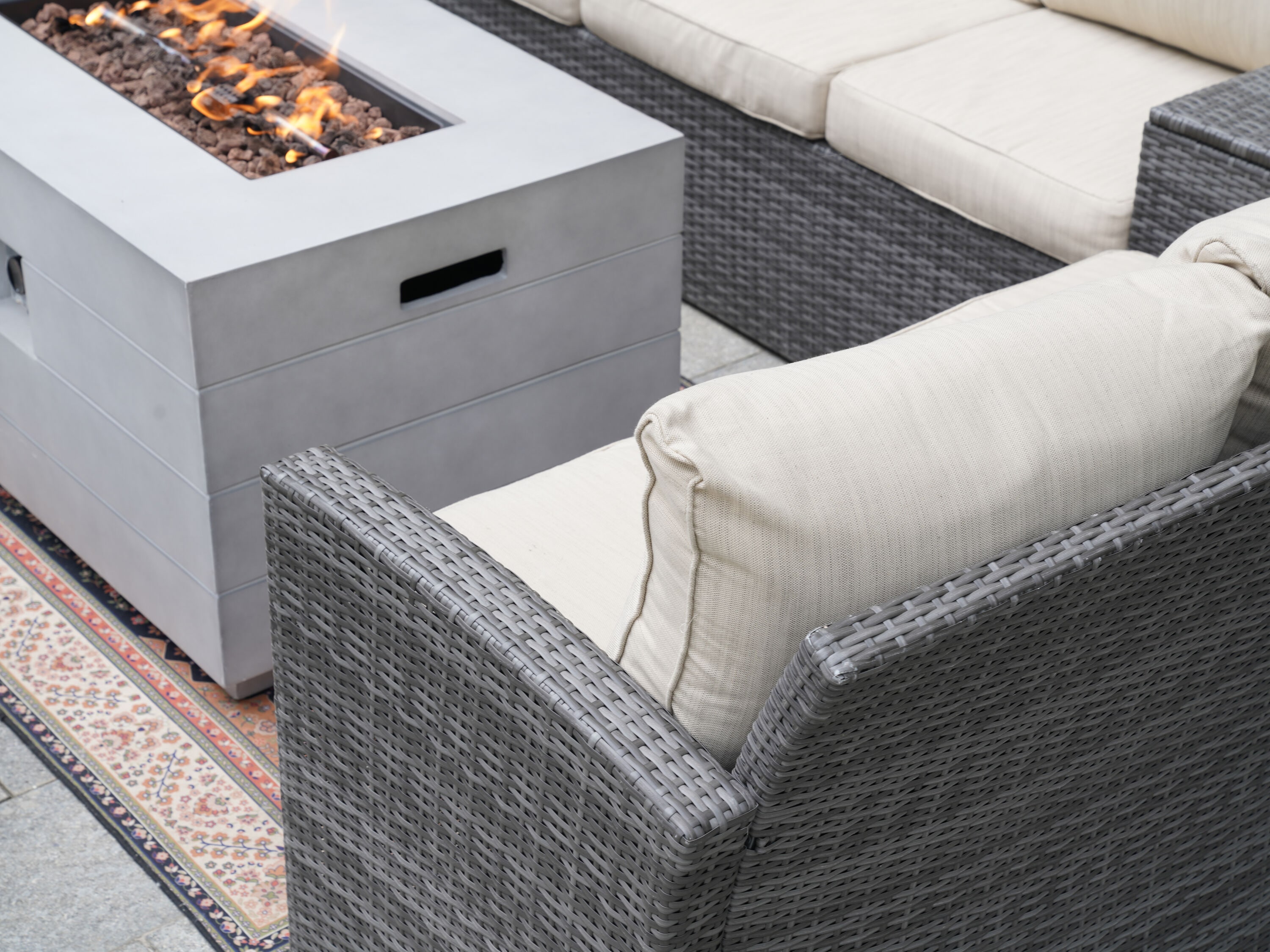 Moda Furnishings MAG-1403B-2150-G Patio-Conversation-Sets - View #6