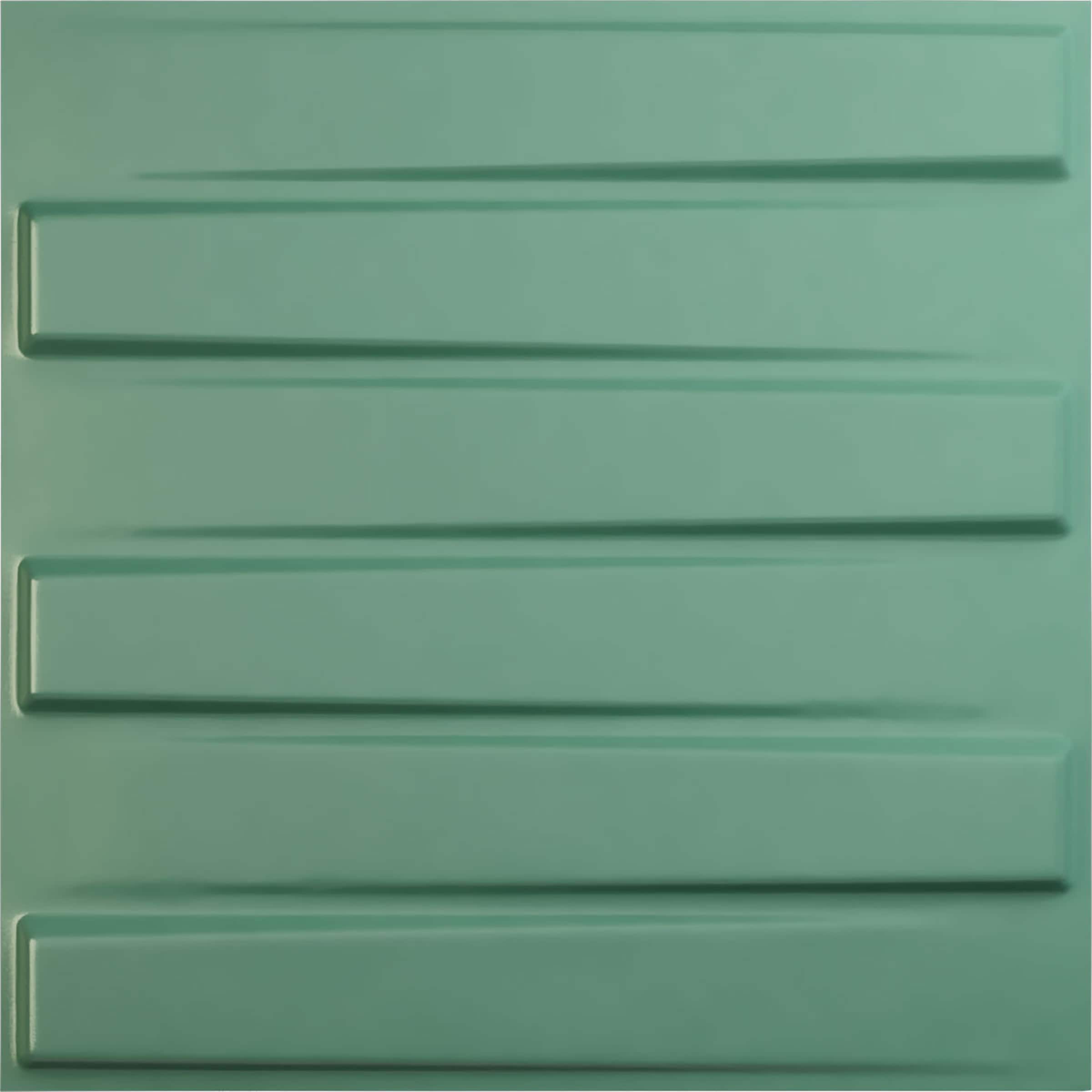 Ekena Millwork WP20X20KYFSM 19-5/8-in x 19-5/8-in Embossed Paintable/Stainable Green PVC Abstract Wall Panel ( 2.67-sq ft )