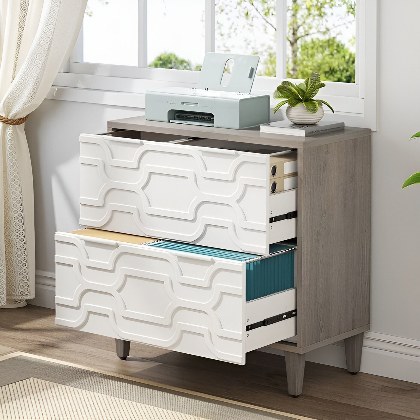 Slickblue D-FR-214403GHFDCTWG Filing-Cabinets - View #3