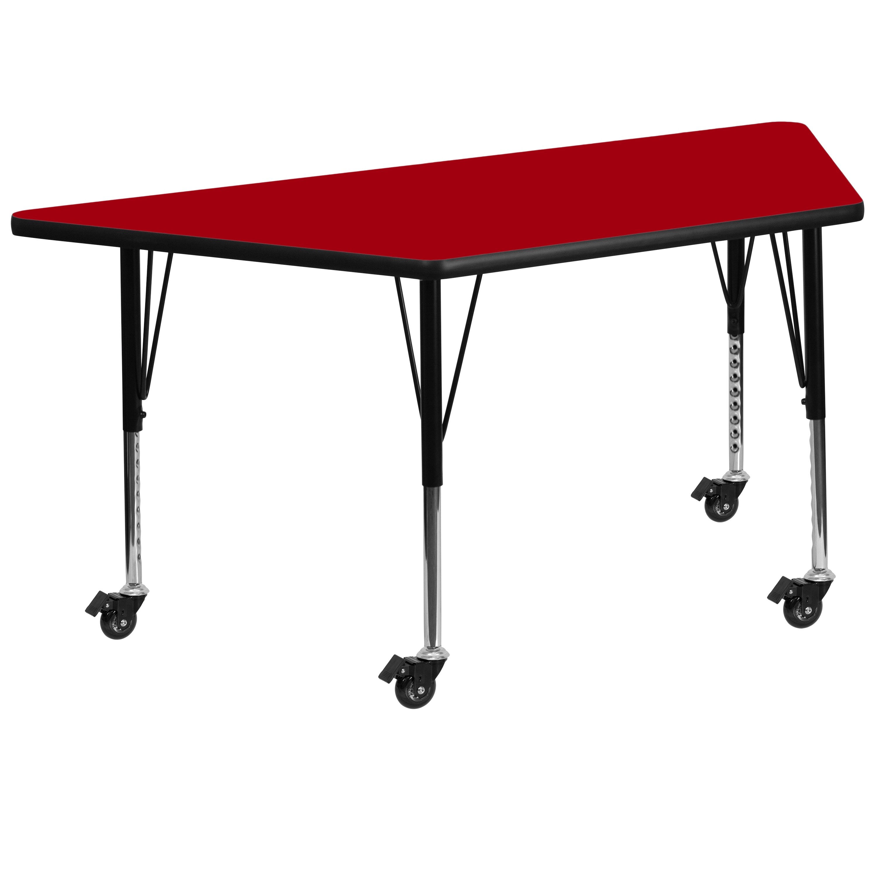 Flash Furniture 847254080644 Red Rectangular Kid's Play Table