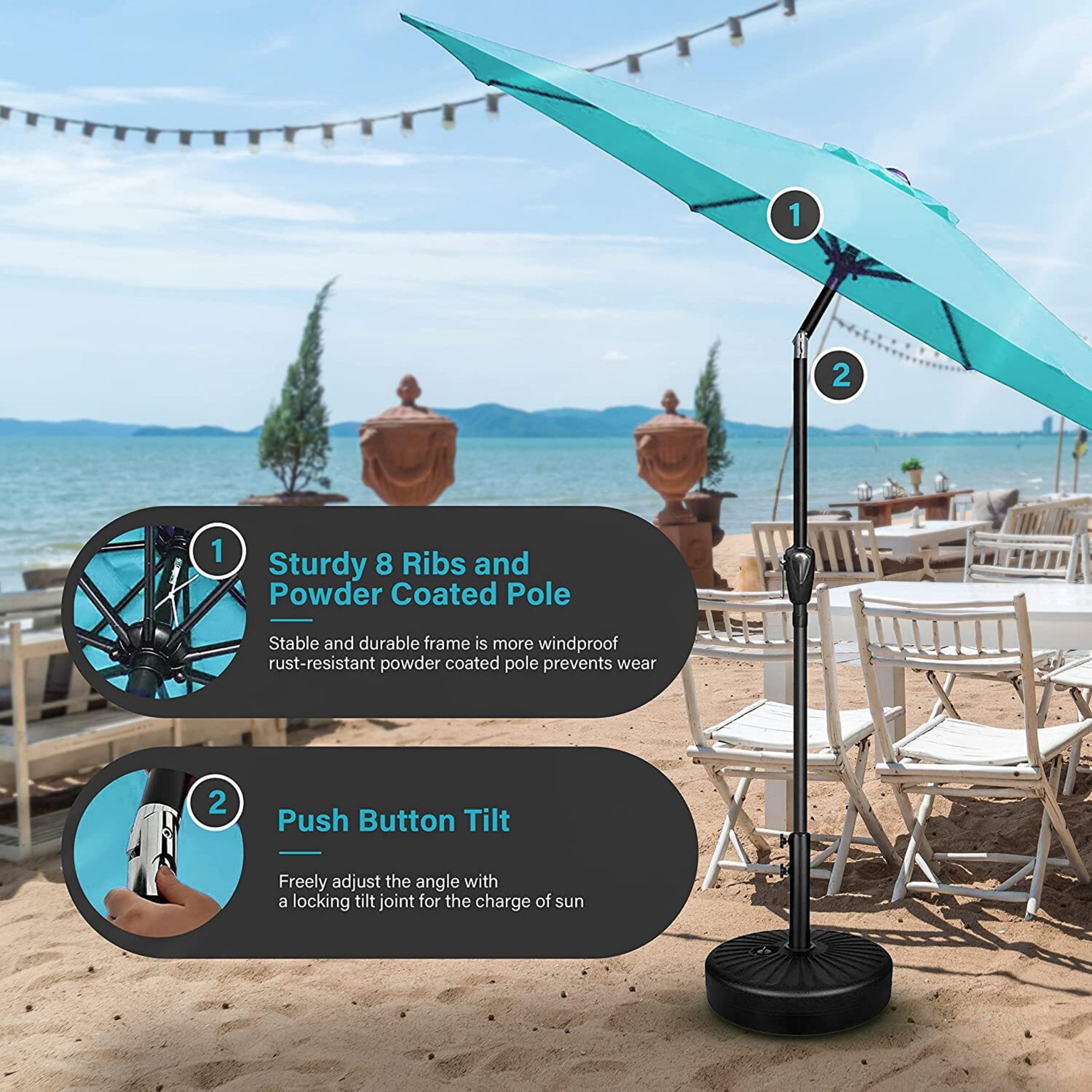 Miki Shinly DHS-6234-52QI Umbrellas-2 - View #3