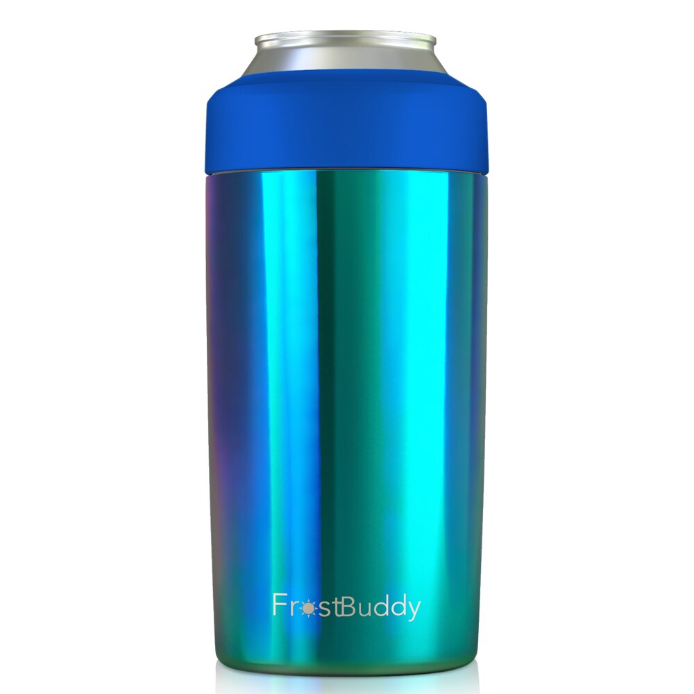 Frost Buddy Universal 2.0 5-Sizes-in-1 Can Cooler w/ Lid & Straw