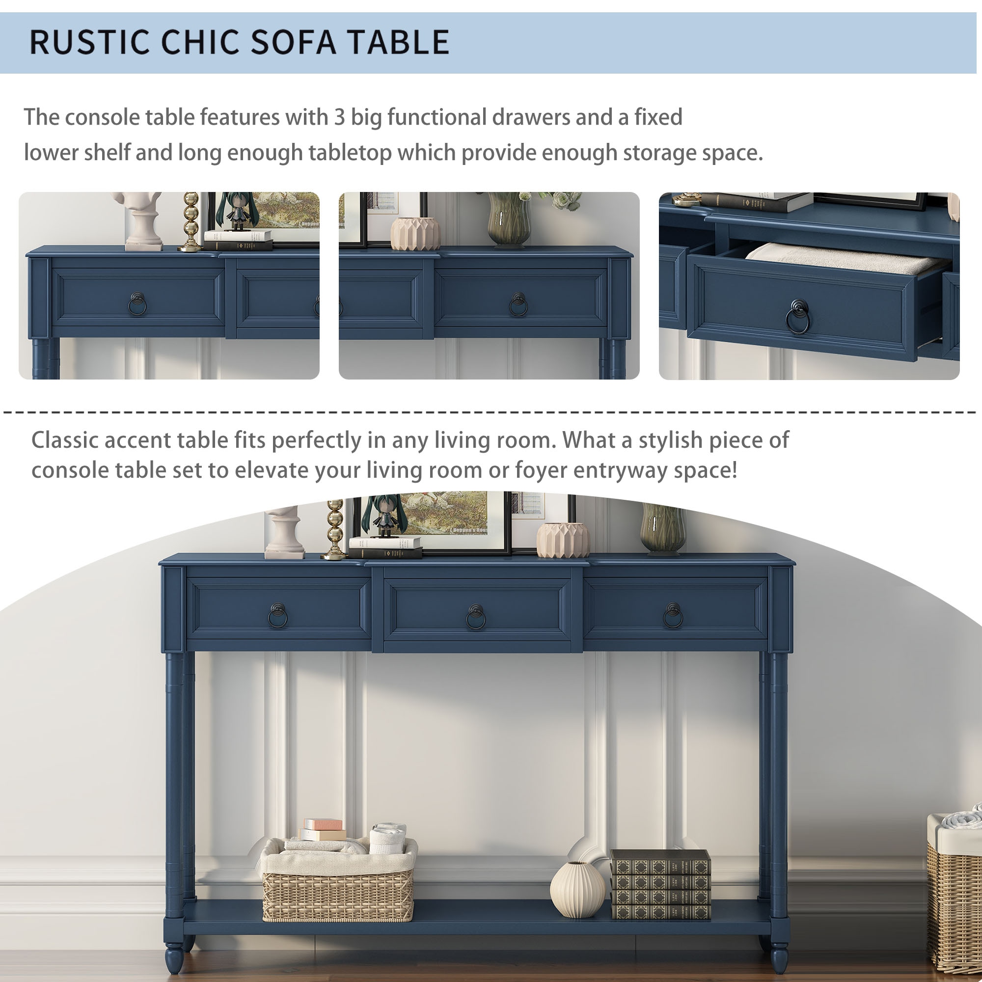 Mondawe OR-W9574M-TR Console-Sofa-Tables - View #7