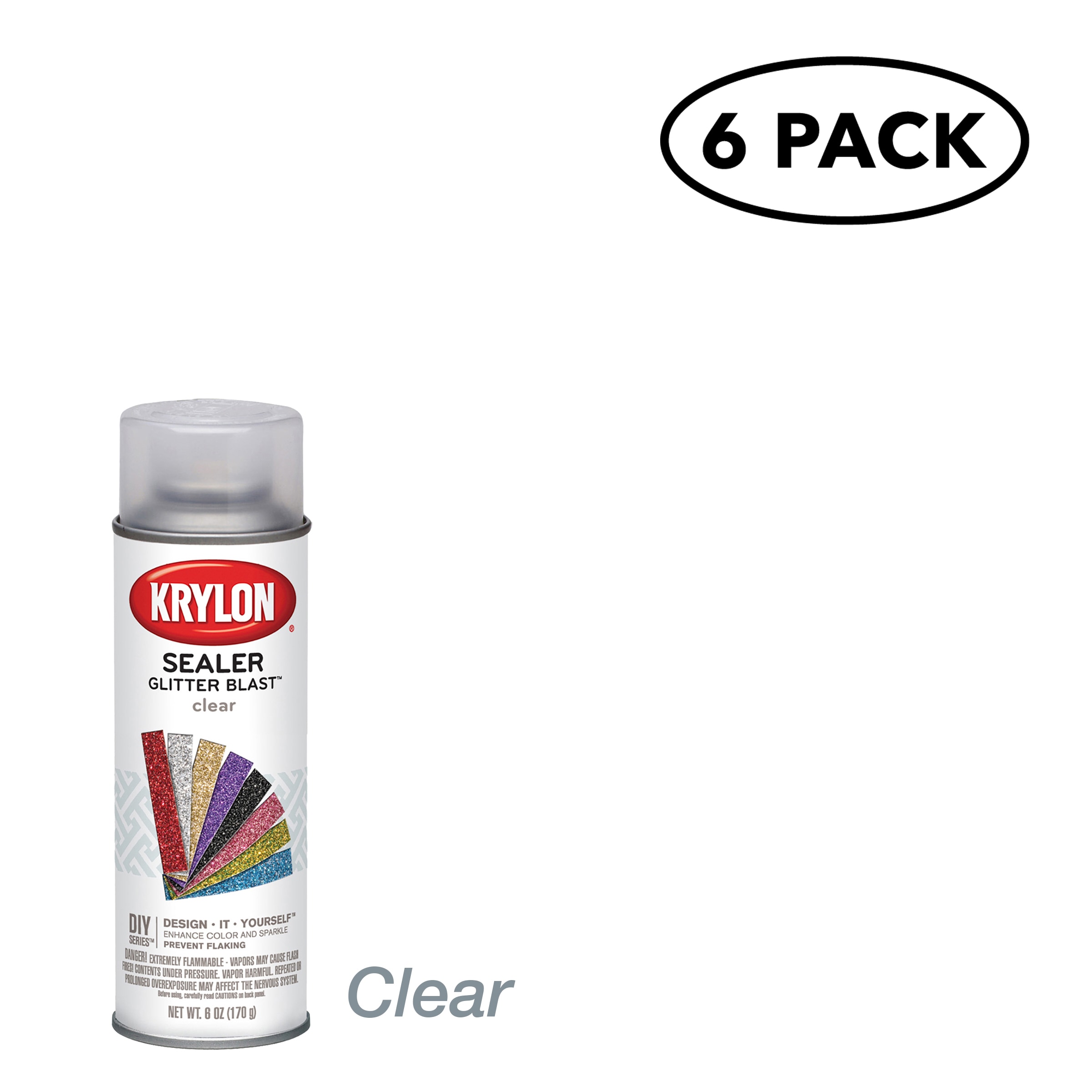 Krylon Glitter Blast Glitter Spray Paint Fierce Fuchsia 5.75 oz