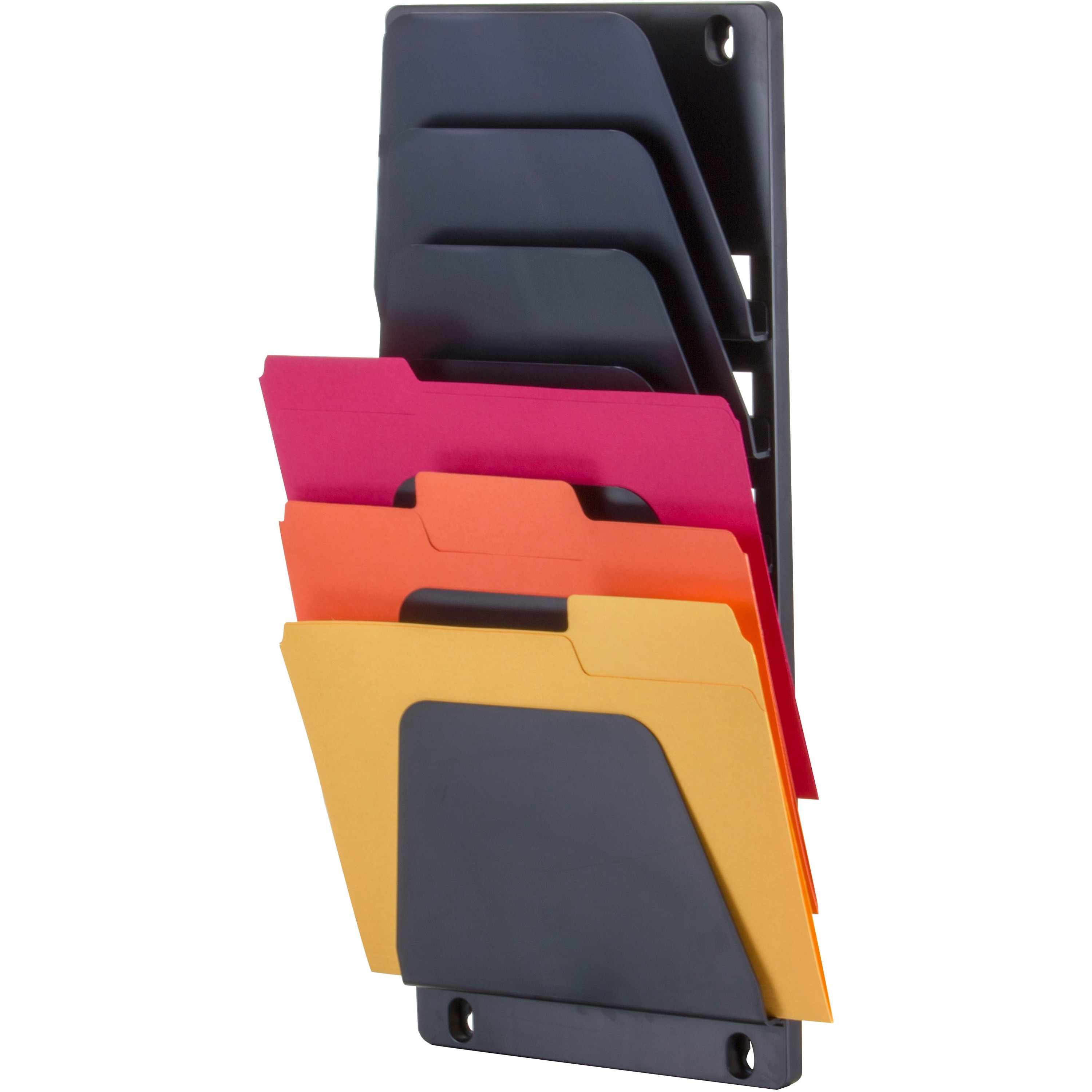 Officemate Oic 7 Compartment Wall File Holder- 7 Compartment(s)- 22.4in ...